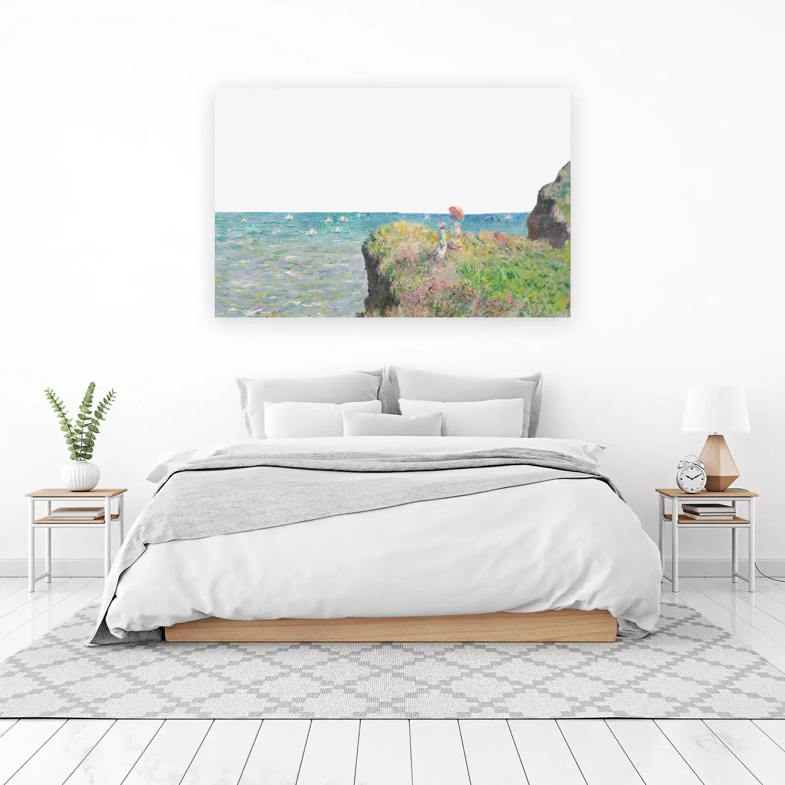 Impressionist Cliffside Seascape Wall Art