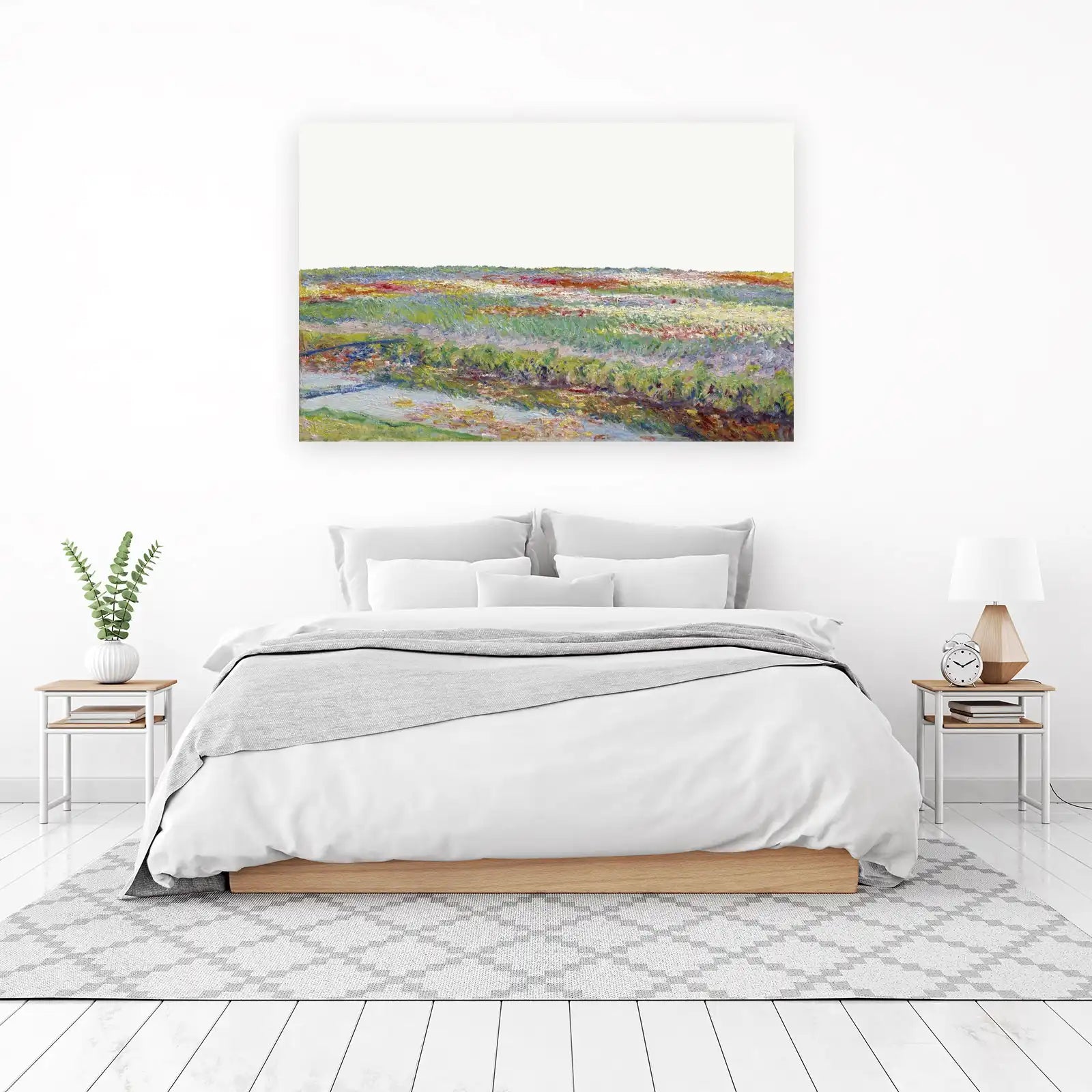 Impressionist Meadow Vibrant Floral Wall Art