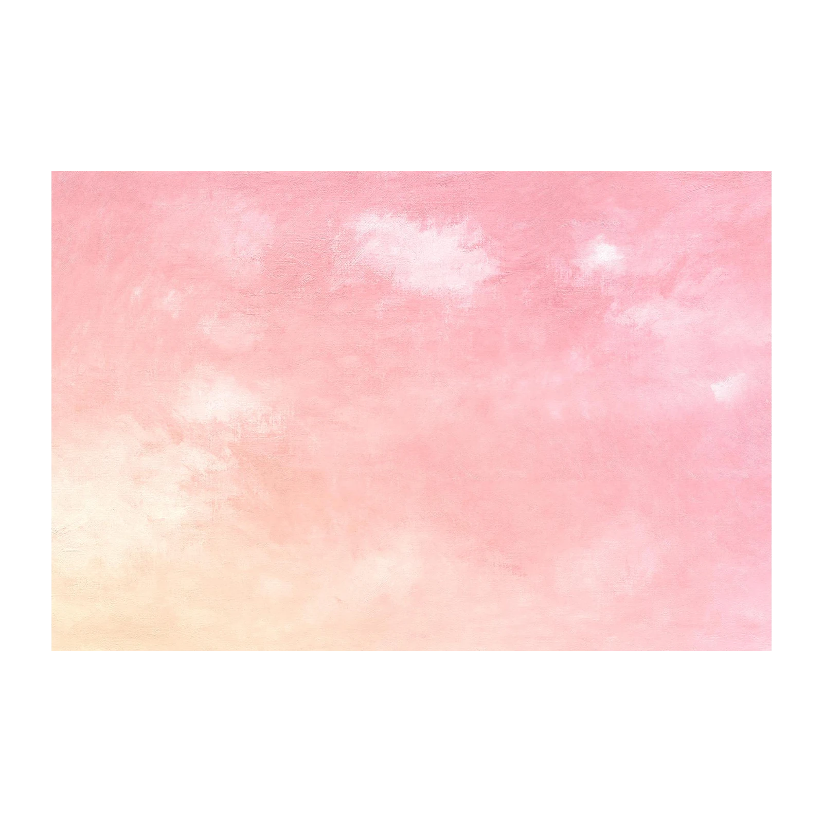 Soft Pink Cloud Abstract Wall Art
