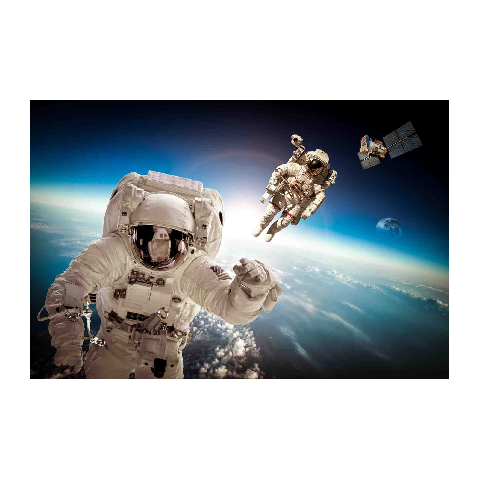 Astronauts in Space Adventure Wall Art