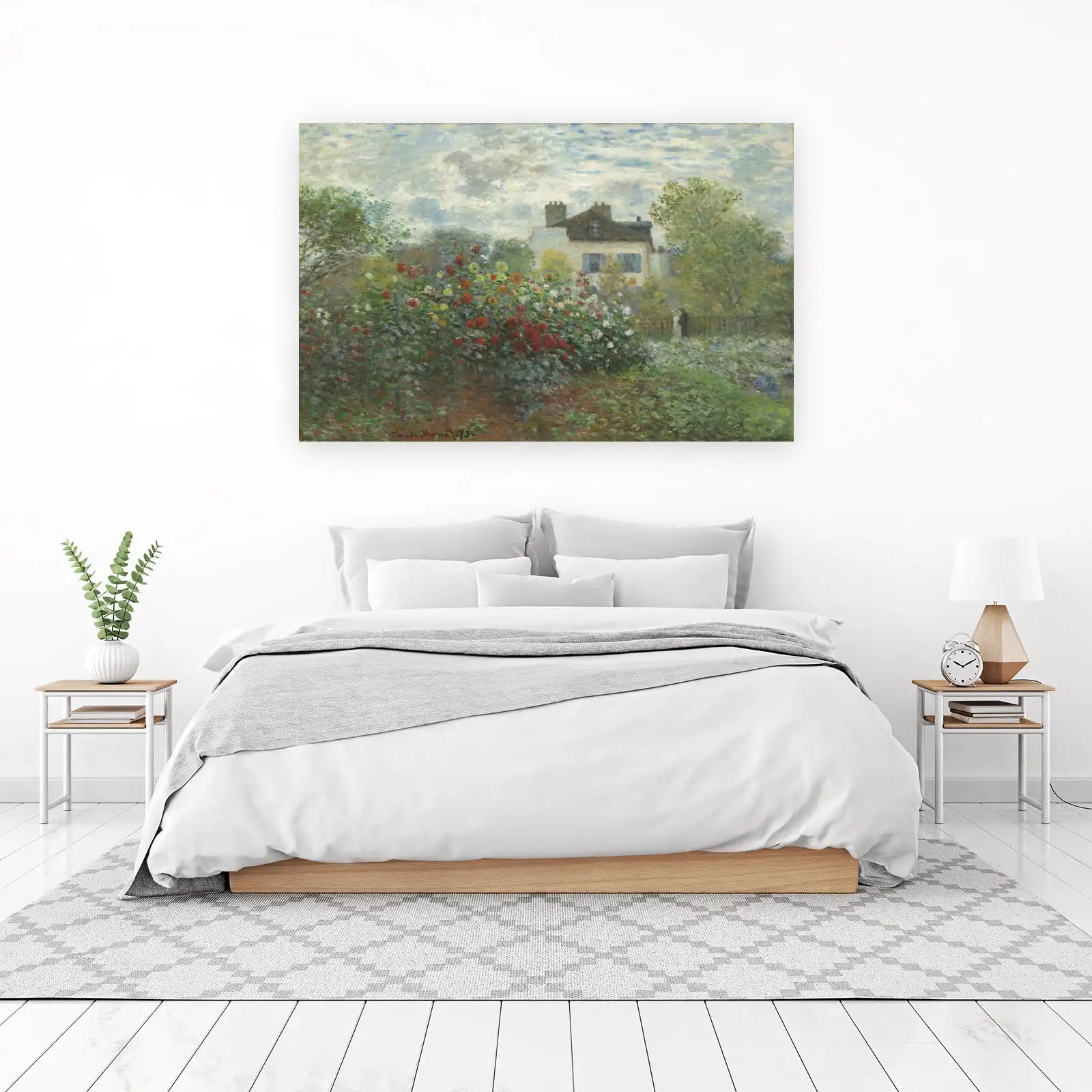Monet's Garden Impressionist Floral Wall Art Wall Art