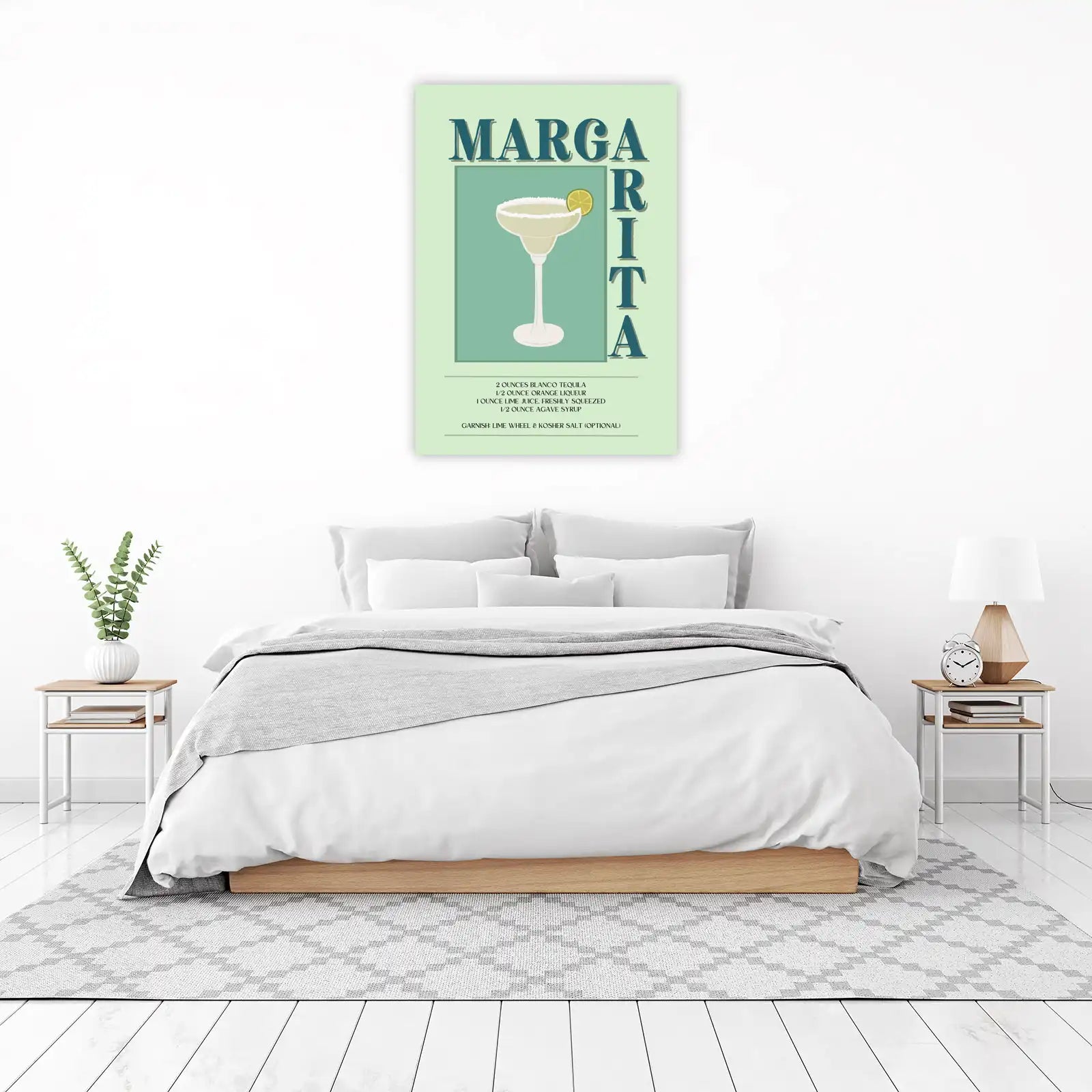 Margarita Recipe Cocktail Art Wall Art