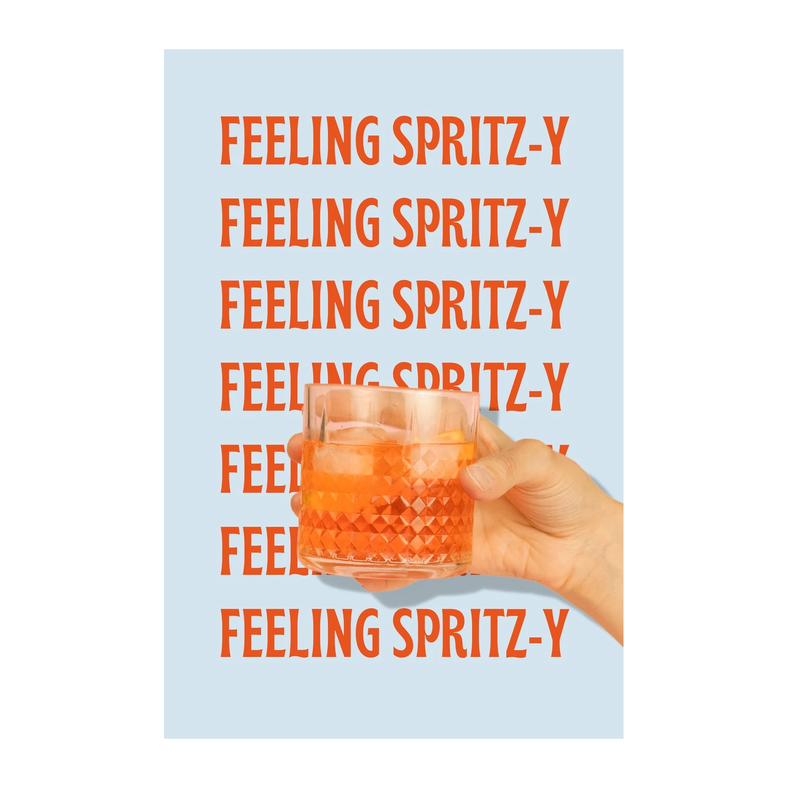 Feeling Spritzy Orange Drink Wall Art