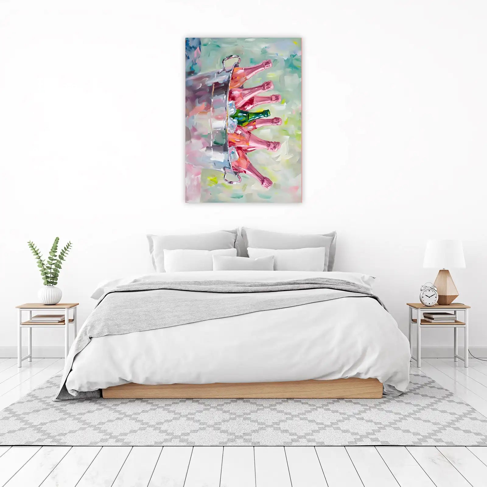 Champagne Celebration Abstract Wall Art