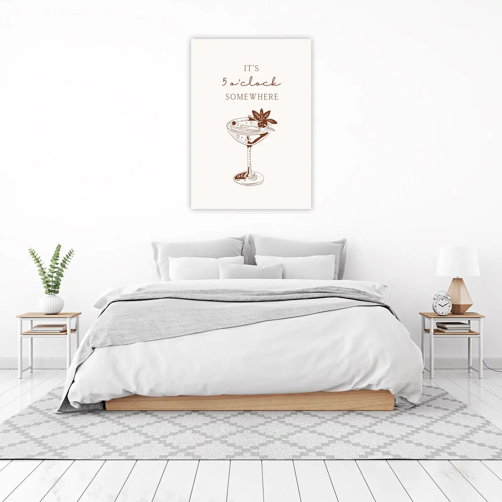 5 O'Clock Somewhere Cocktail Art Wall Art