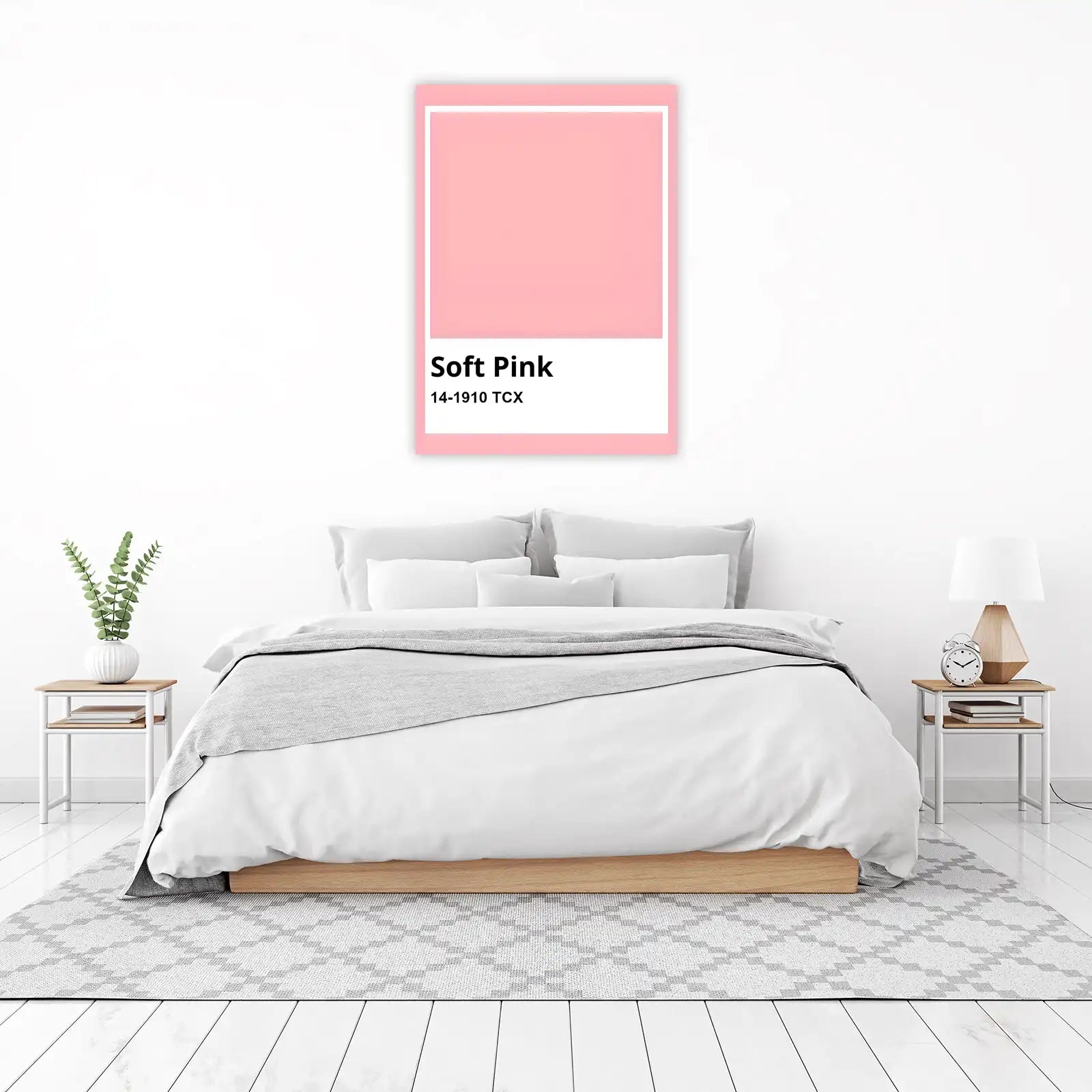 Soft Pink Gradient Wall Art Wall Art