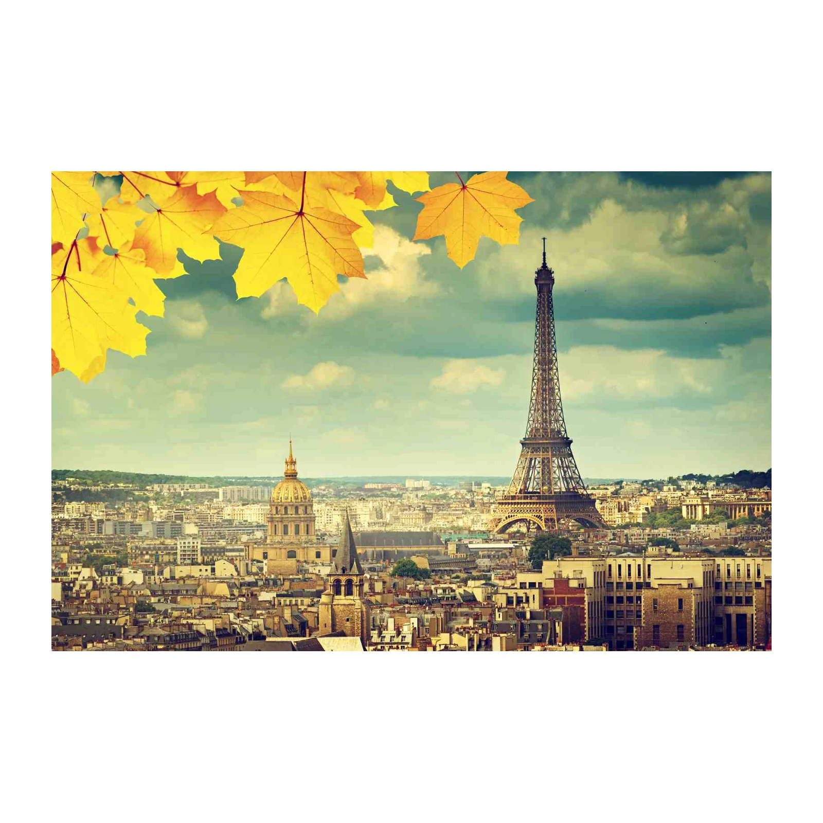 Parisian Autumn Eiffel Tower Wall Art