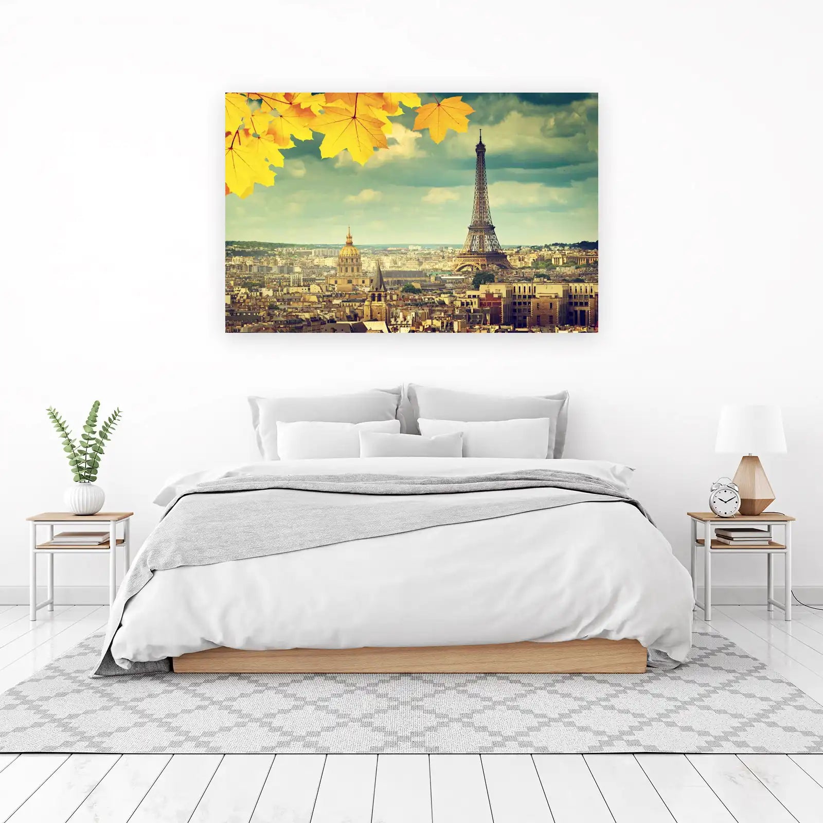 Parisian Autumn Eiffel Tower Wall Art