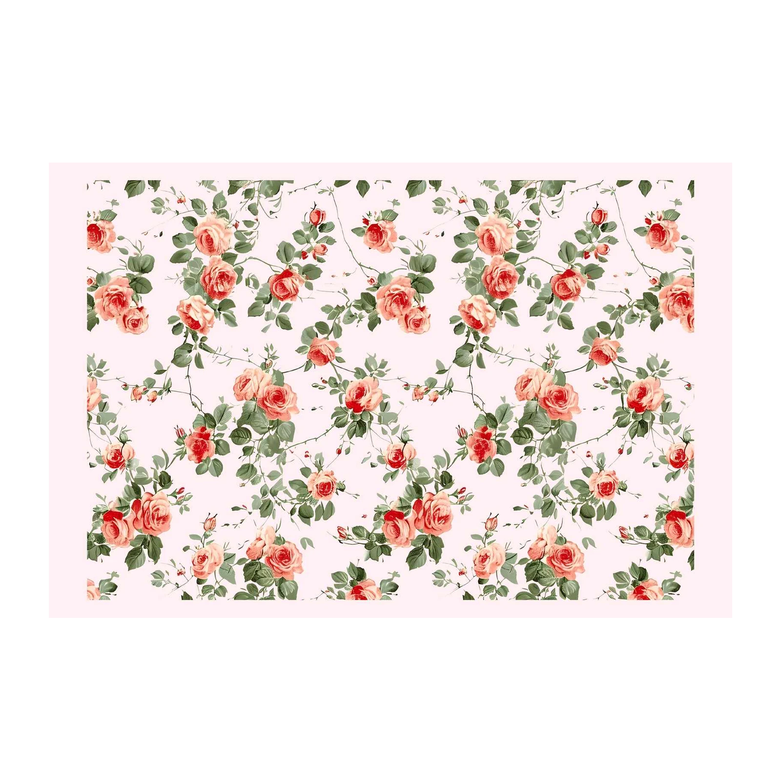 Vintage Rose Floral Wall Art Wall Art