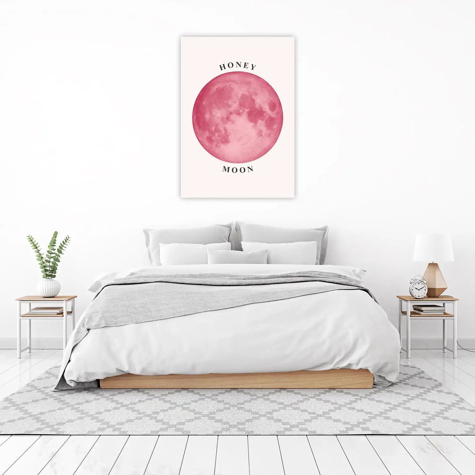Pink Honey Moon Wall Art Wall Art