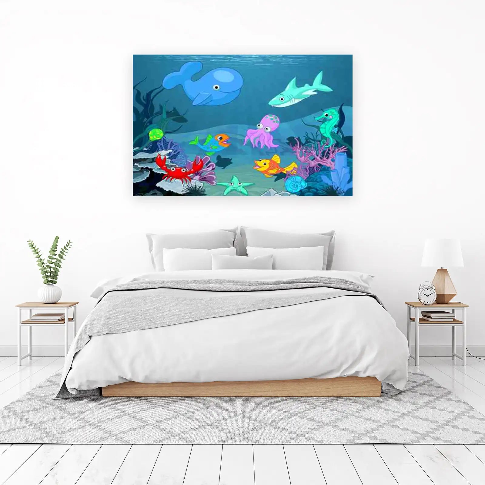 Whimsical Ocean Friends Wall Art