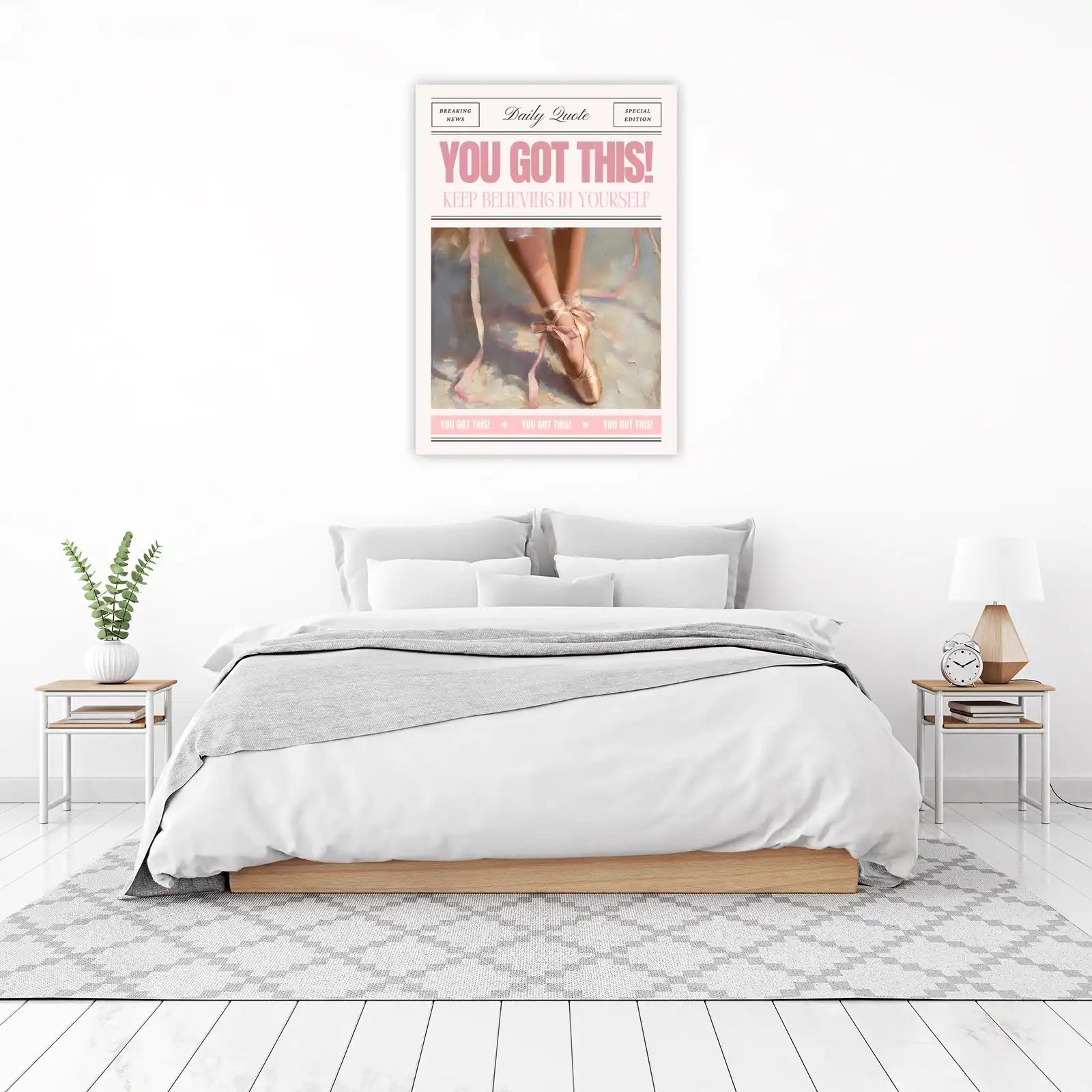 You Got This Ballet Quote Wall Art