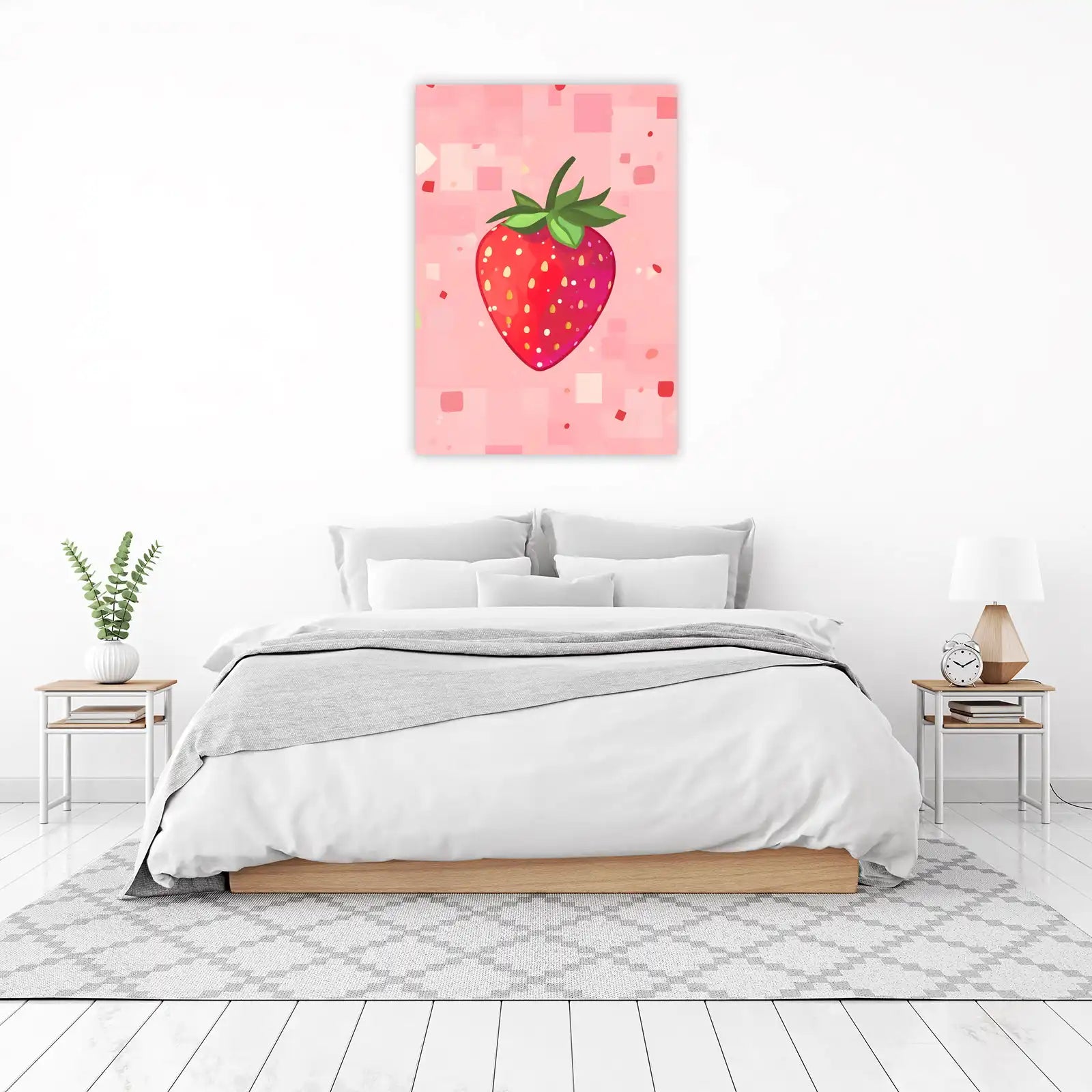 Vibrant Strawberry Sweetness Wall Art