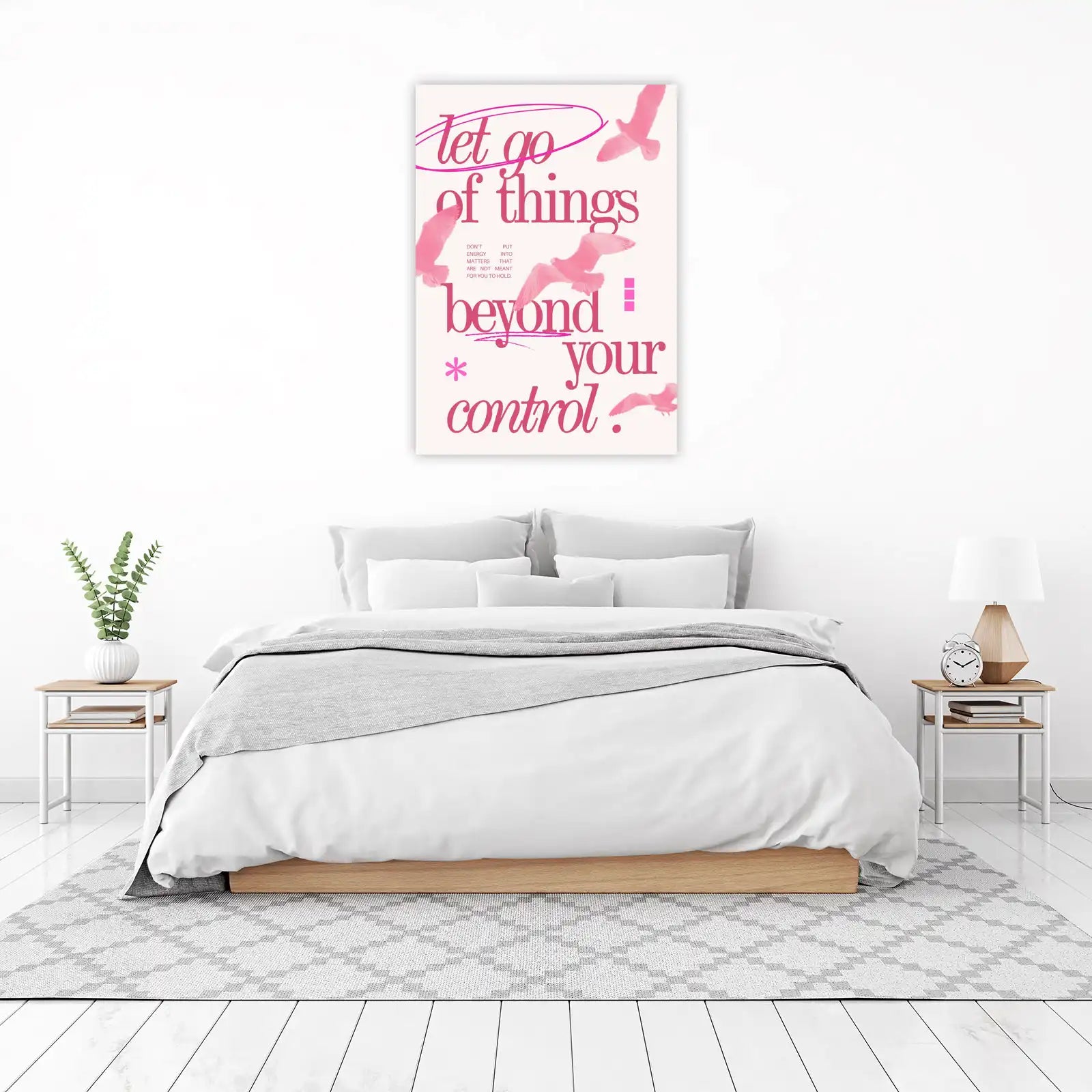 Inspirational Birds "Let Go" Wall Art