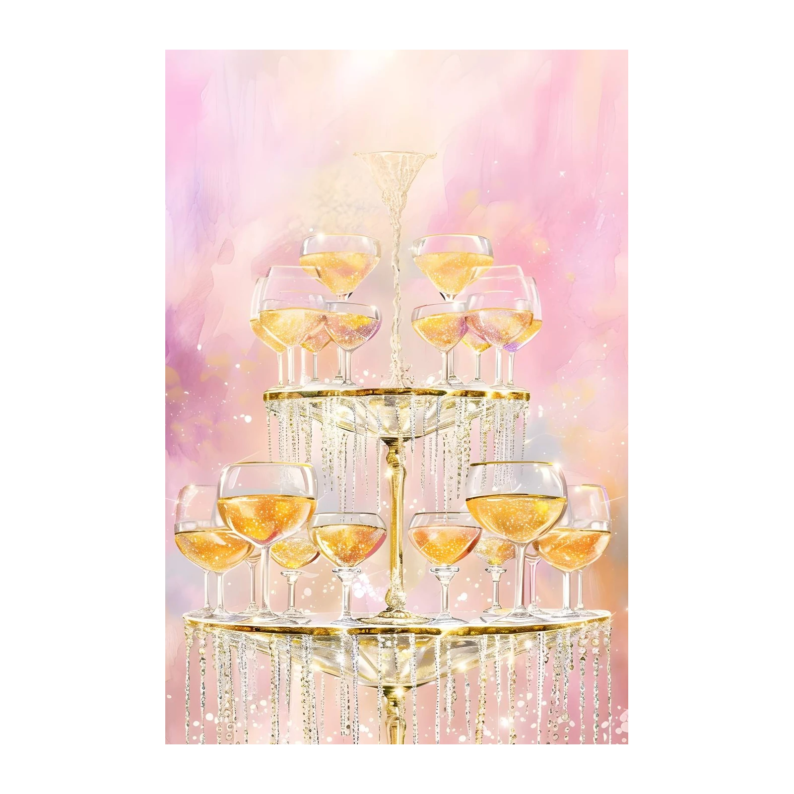 Champagne Celebration Wall Art Wall Art