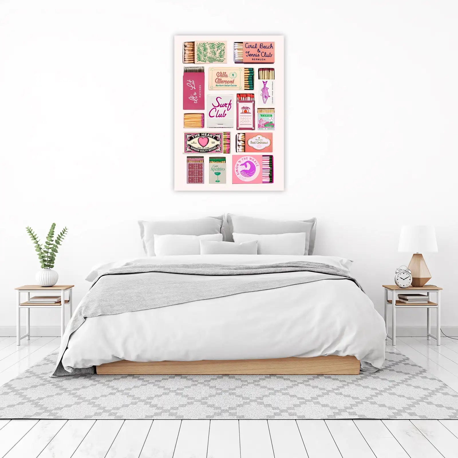 Retro Matchbox Art Wall Art