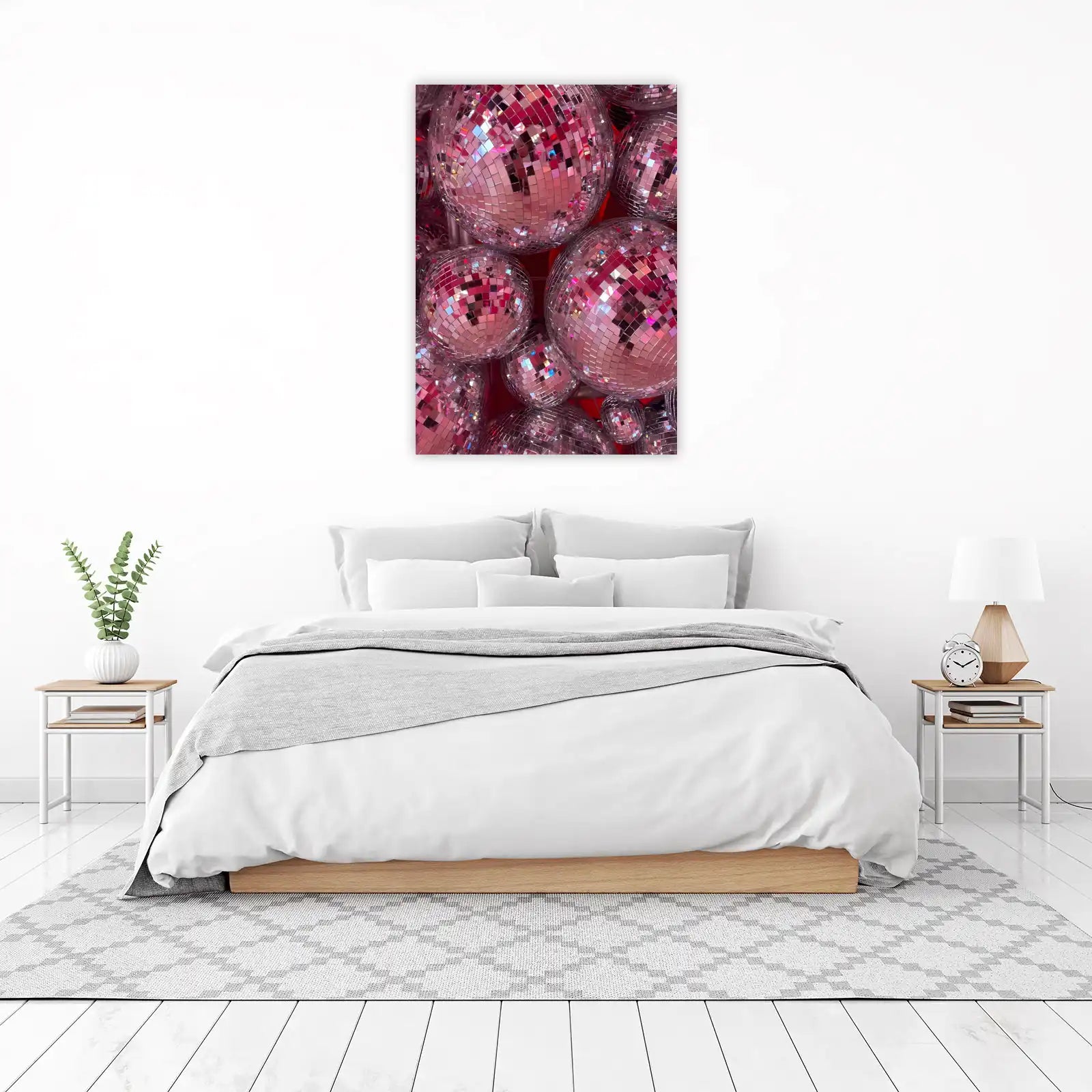 Glittering Disco Balls Glamour Wall Art