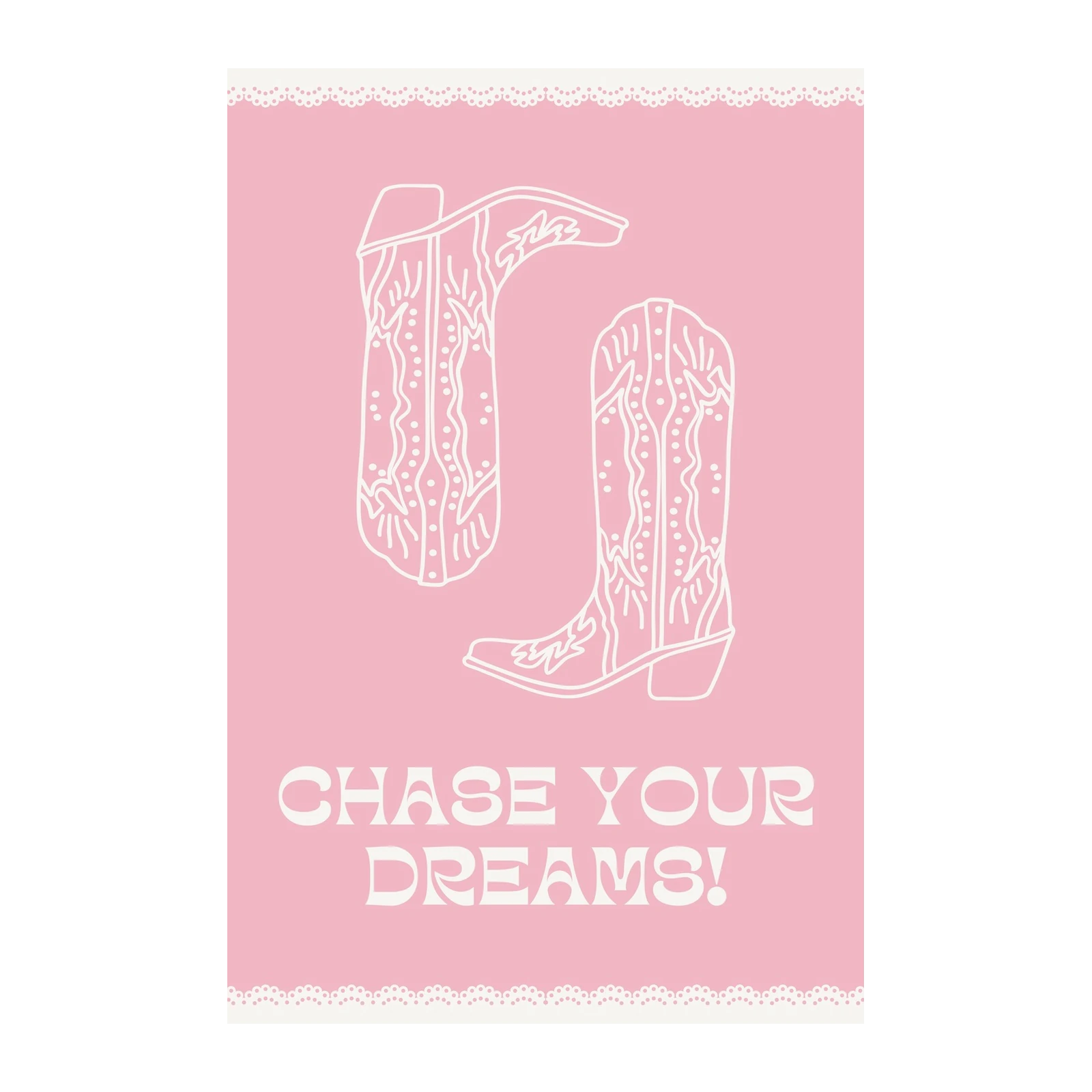 Cowgirl Boots Dream Wall Art