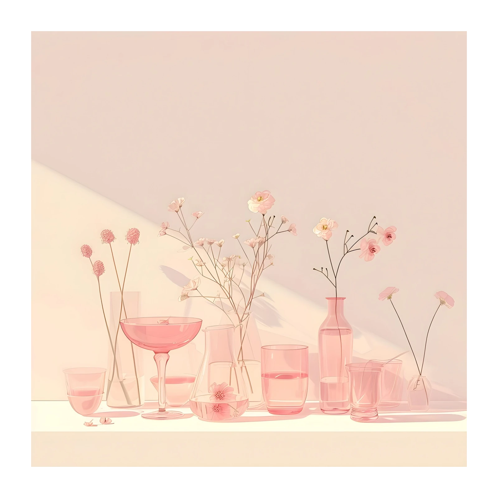 Pastel Floral Still Life Wall Art