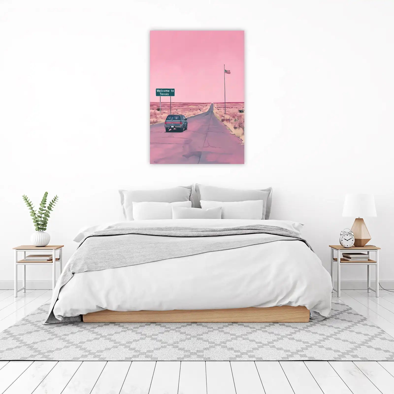 Welcome to Texas Road Trip Wall Art
