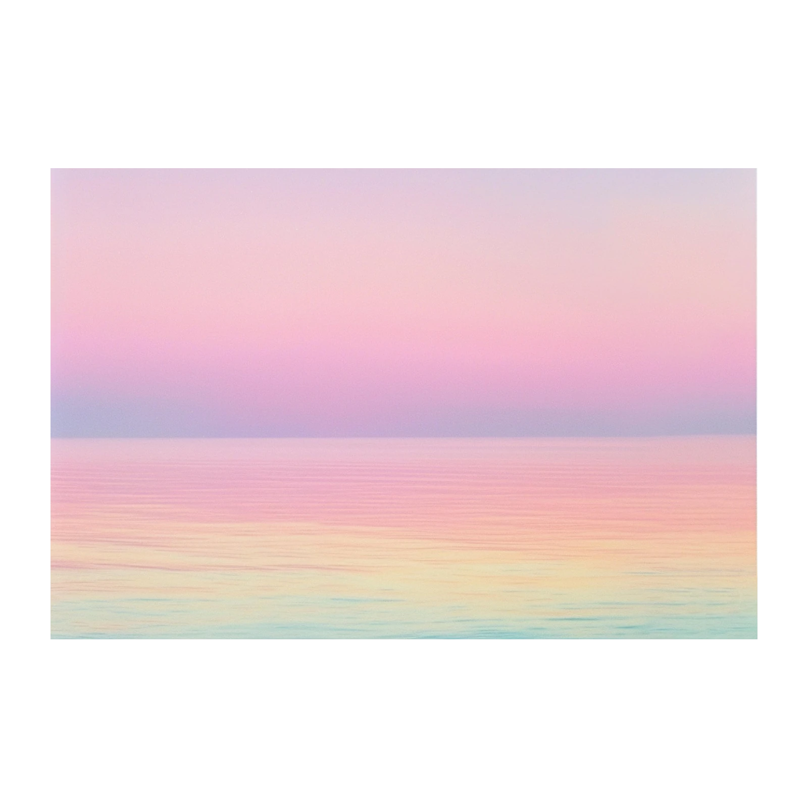Pastel Ocean Horizon Wall Art
