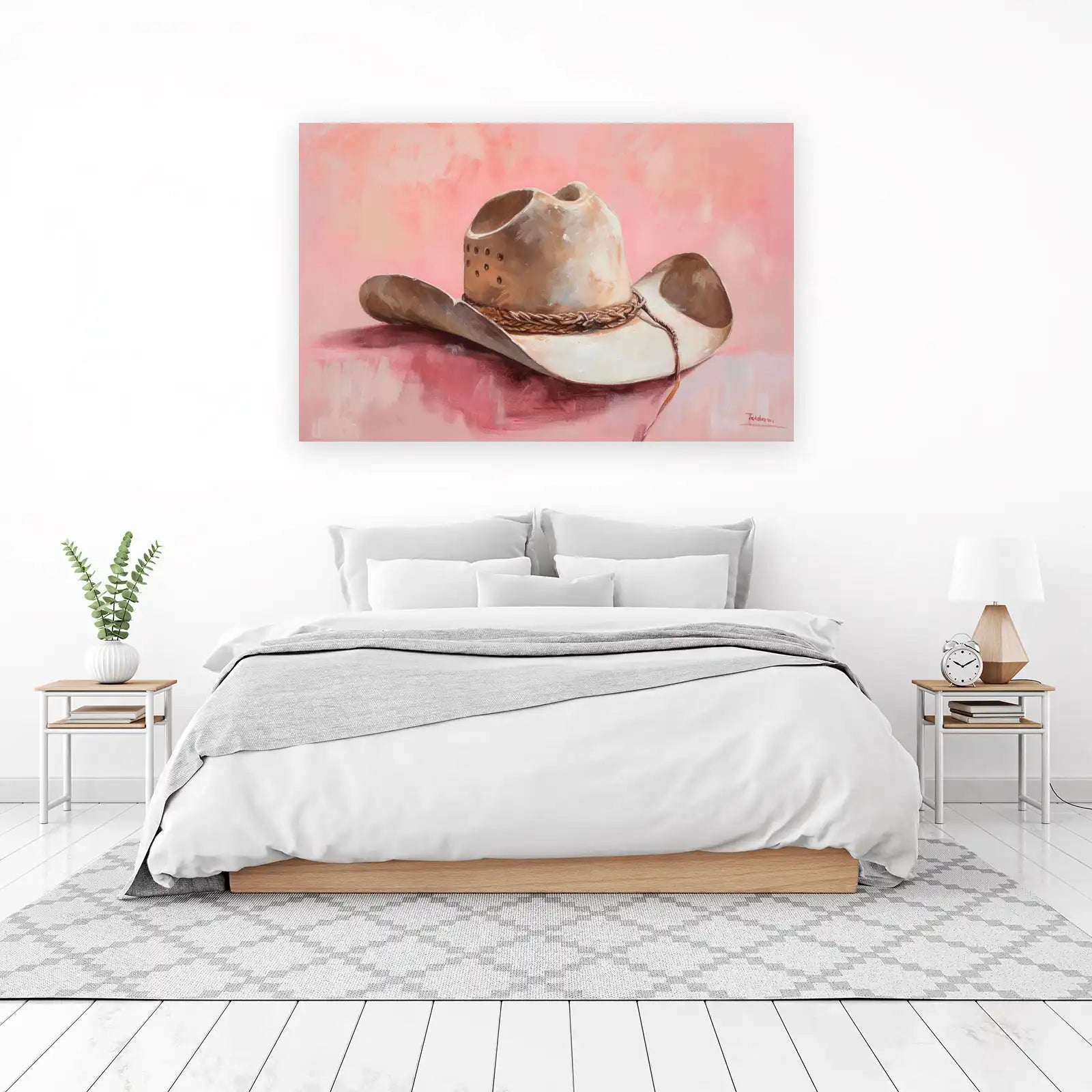 Rustic Charm Cowboy Hat Wall Art