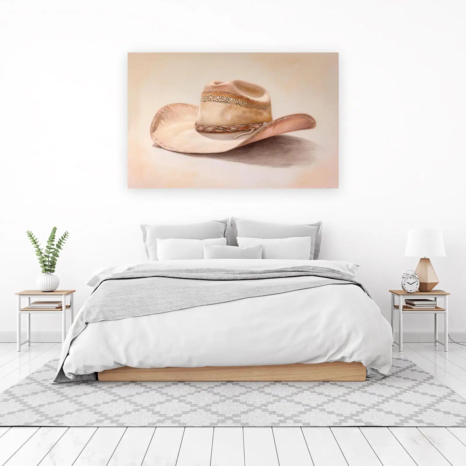 Western Cowboy Hat Art Wall Art