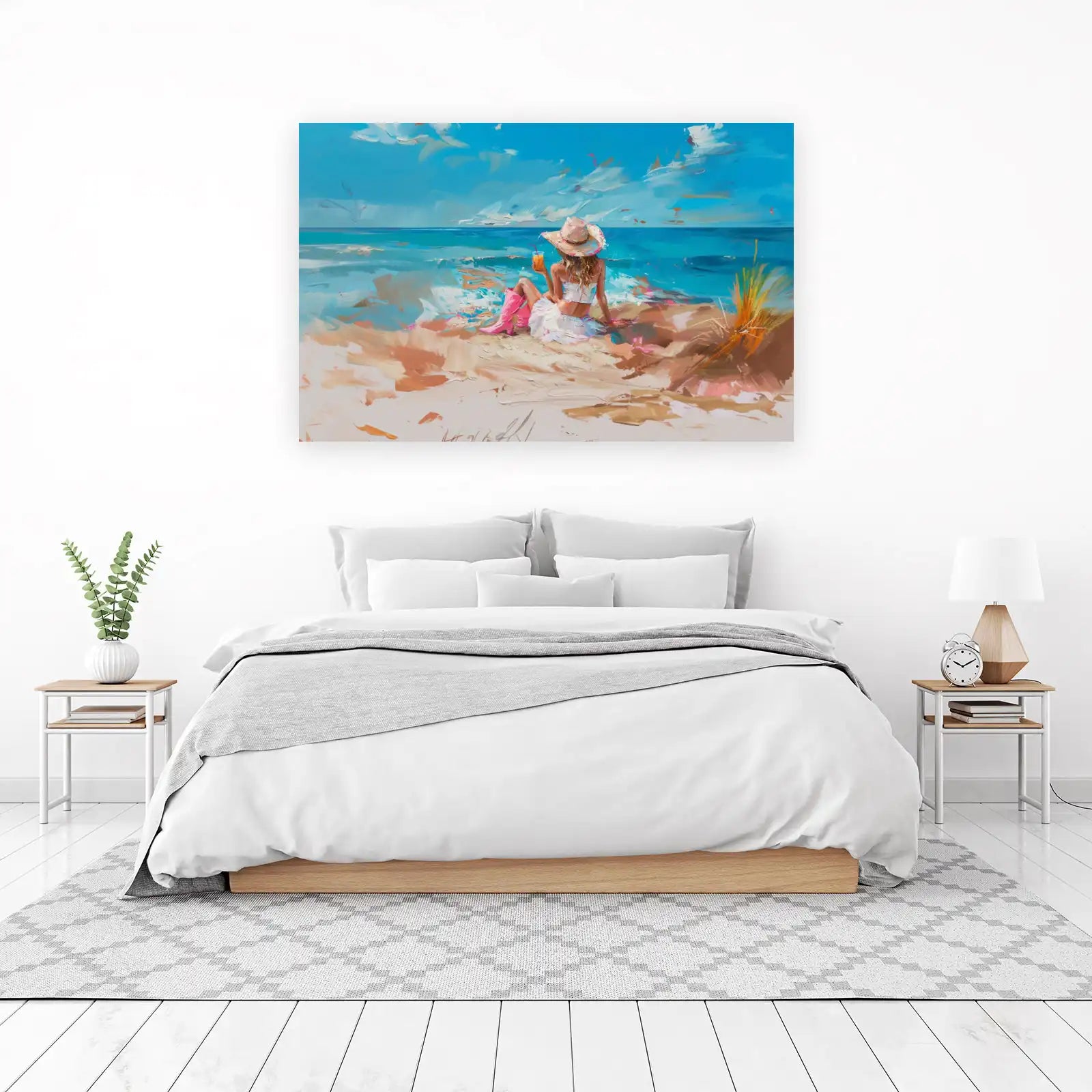 Cowgirl Beach Bliss Wall Art