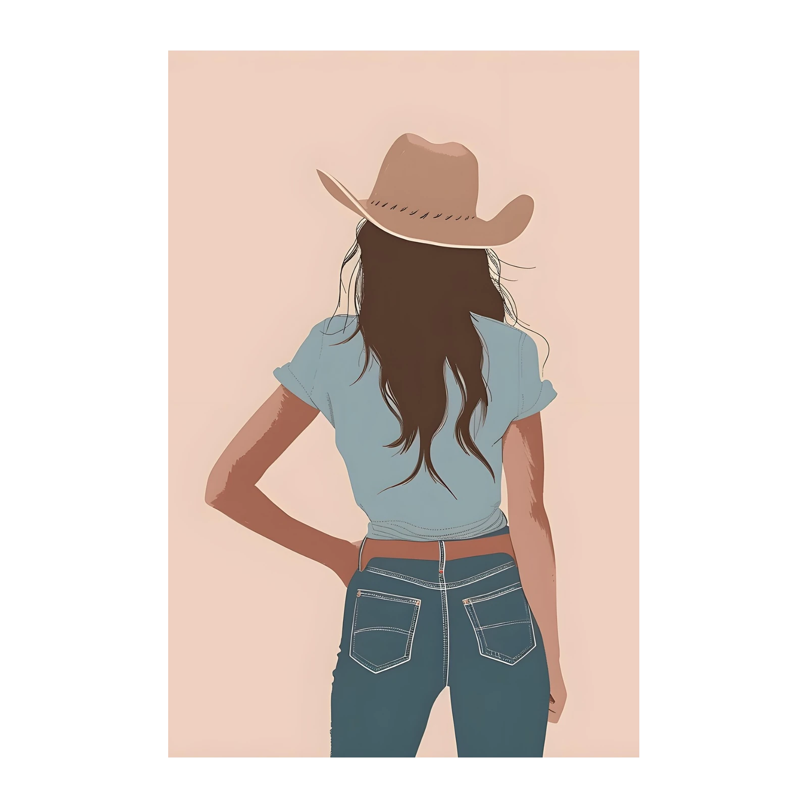 Cowgirl Style Boho Western Wall Art