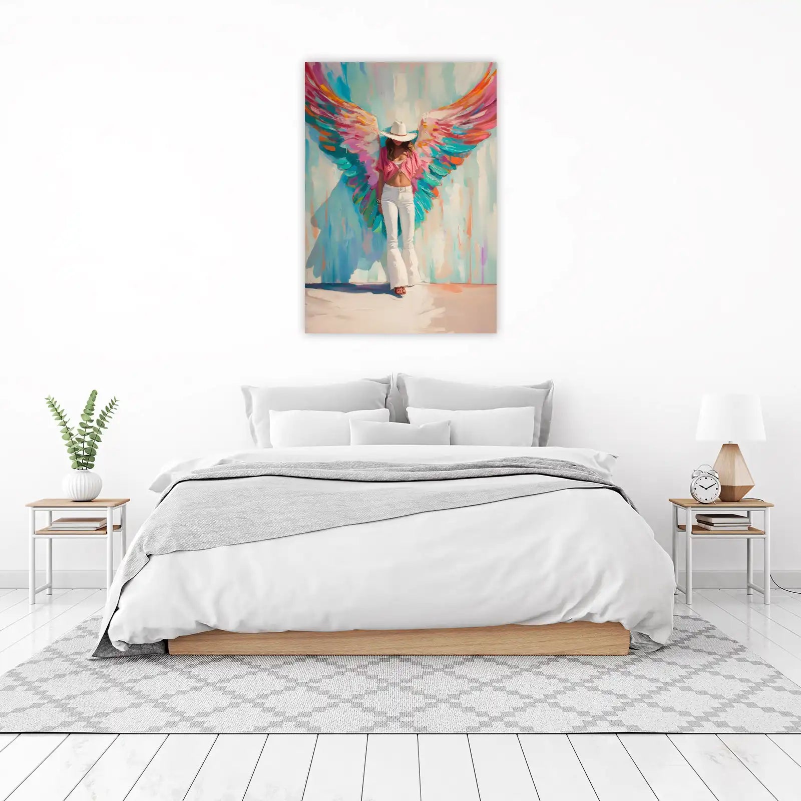 Bohemian Angel Wings Wall Art