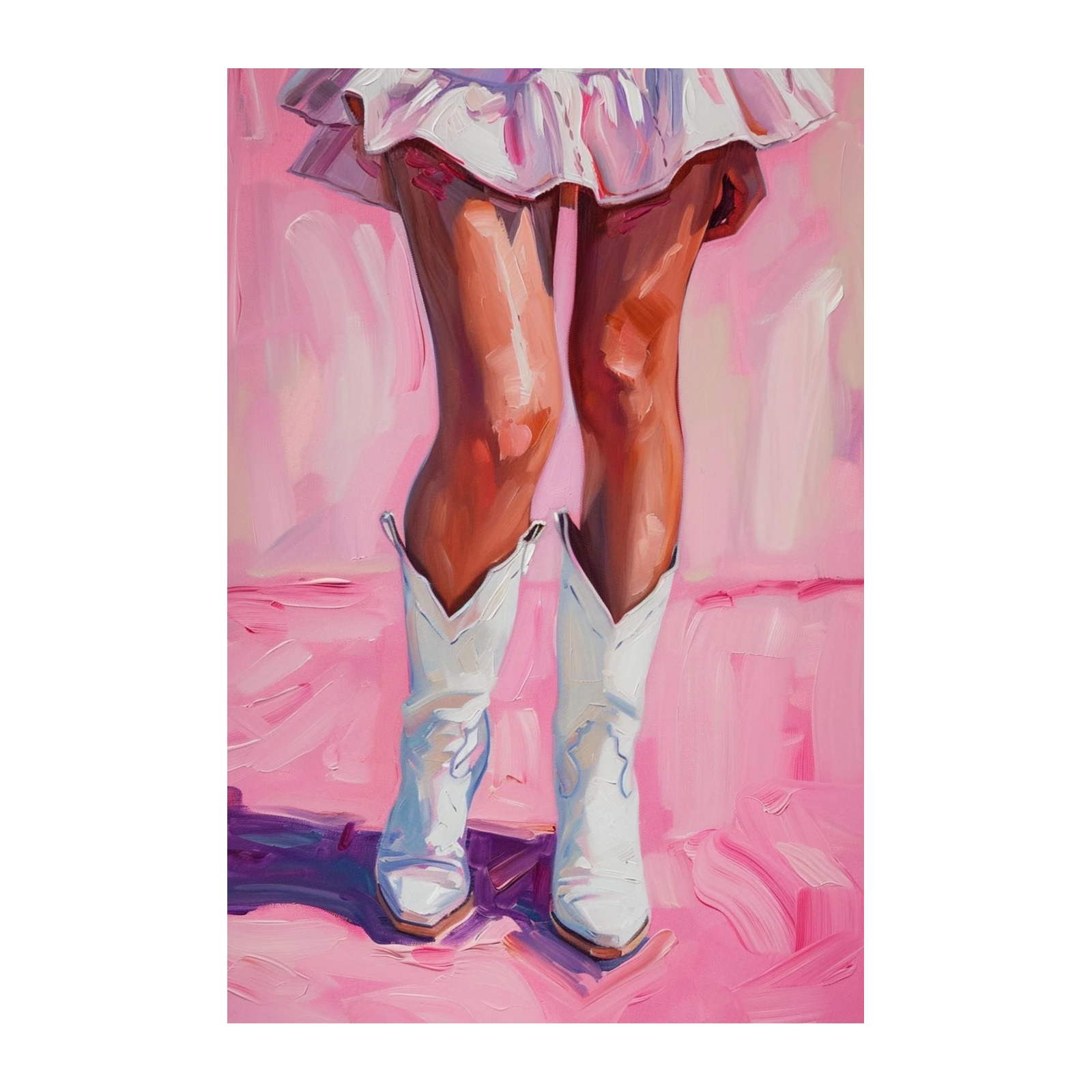 Pink Cowgirl Vibes Wall Art