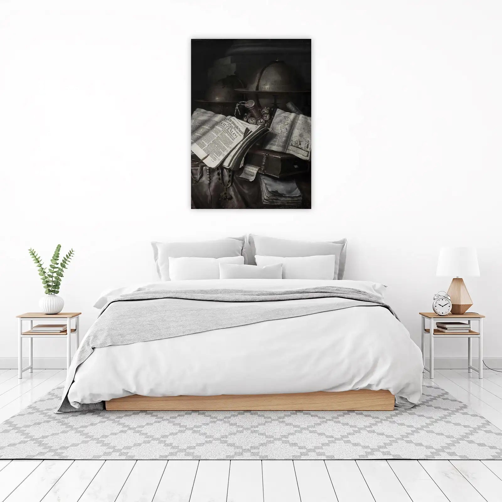 Old World Globes & Books Wall Art