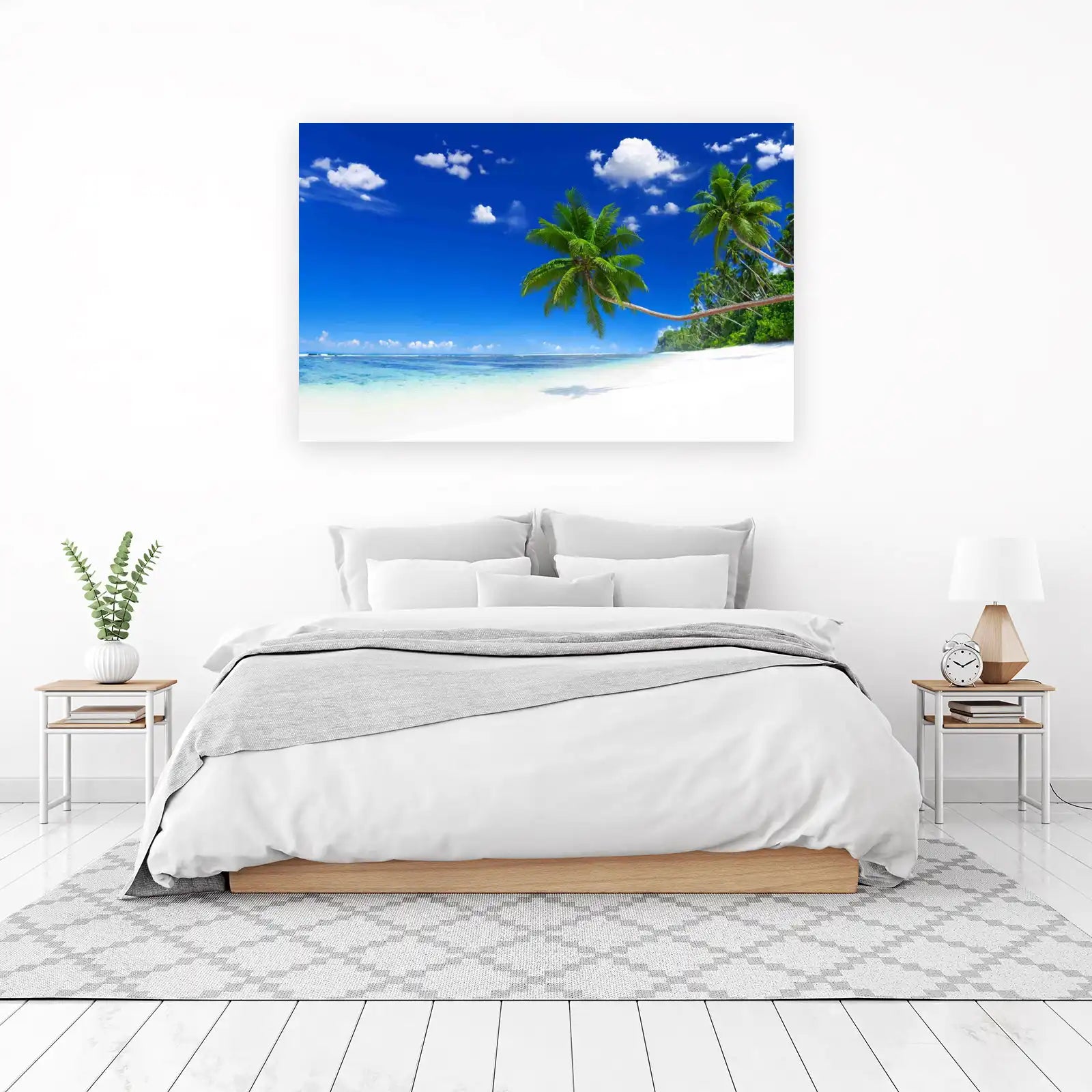 Tropical Paradise Palm Beach Wall Art