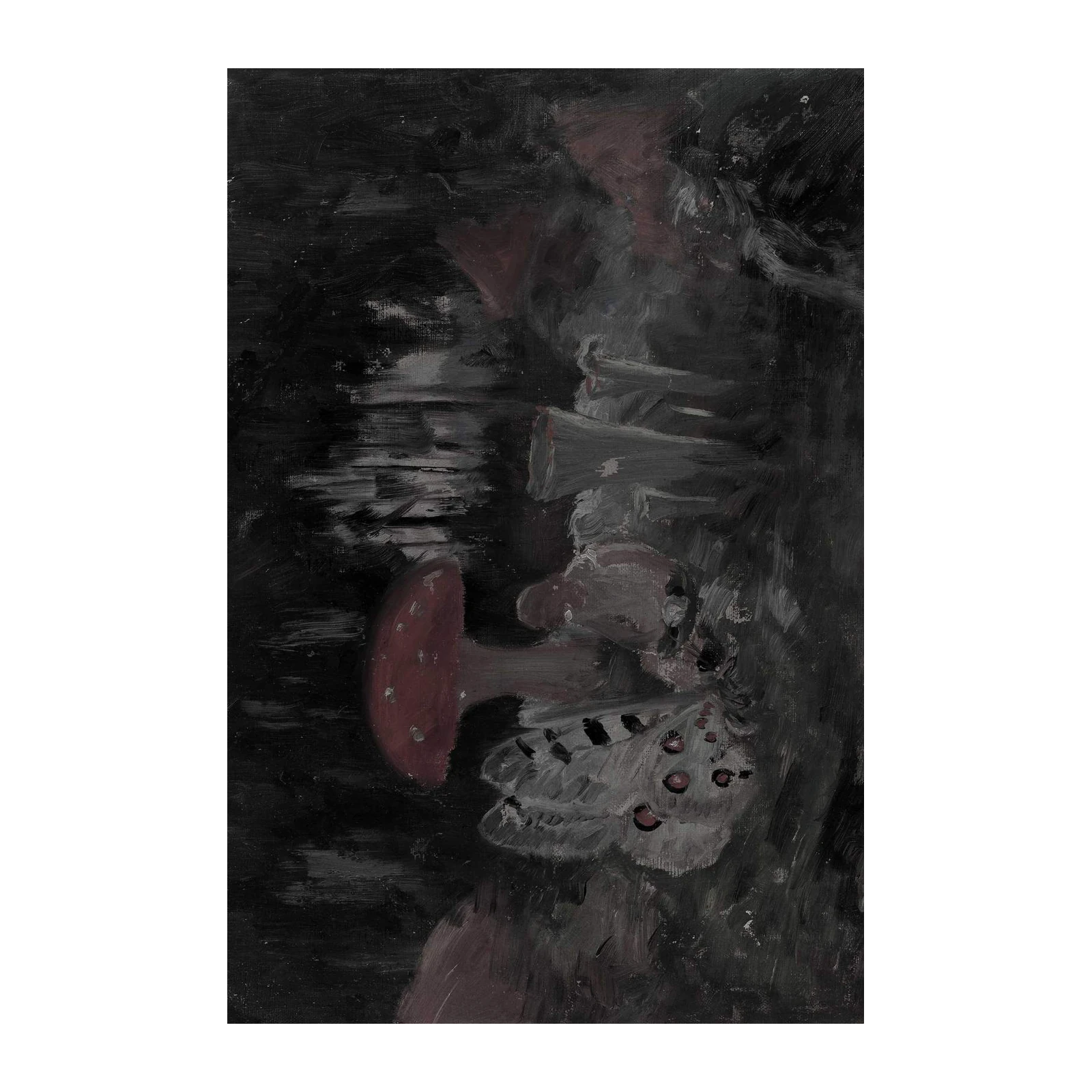 Mystic Mushroom Dark Academia Wall Art
