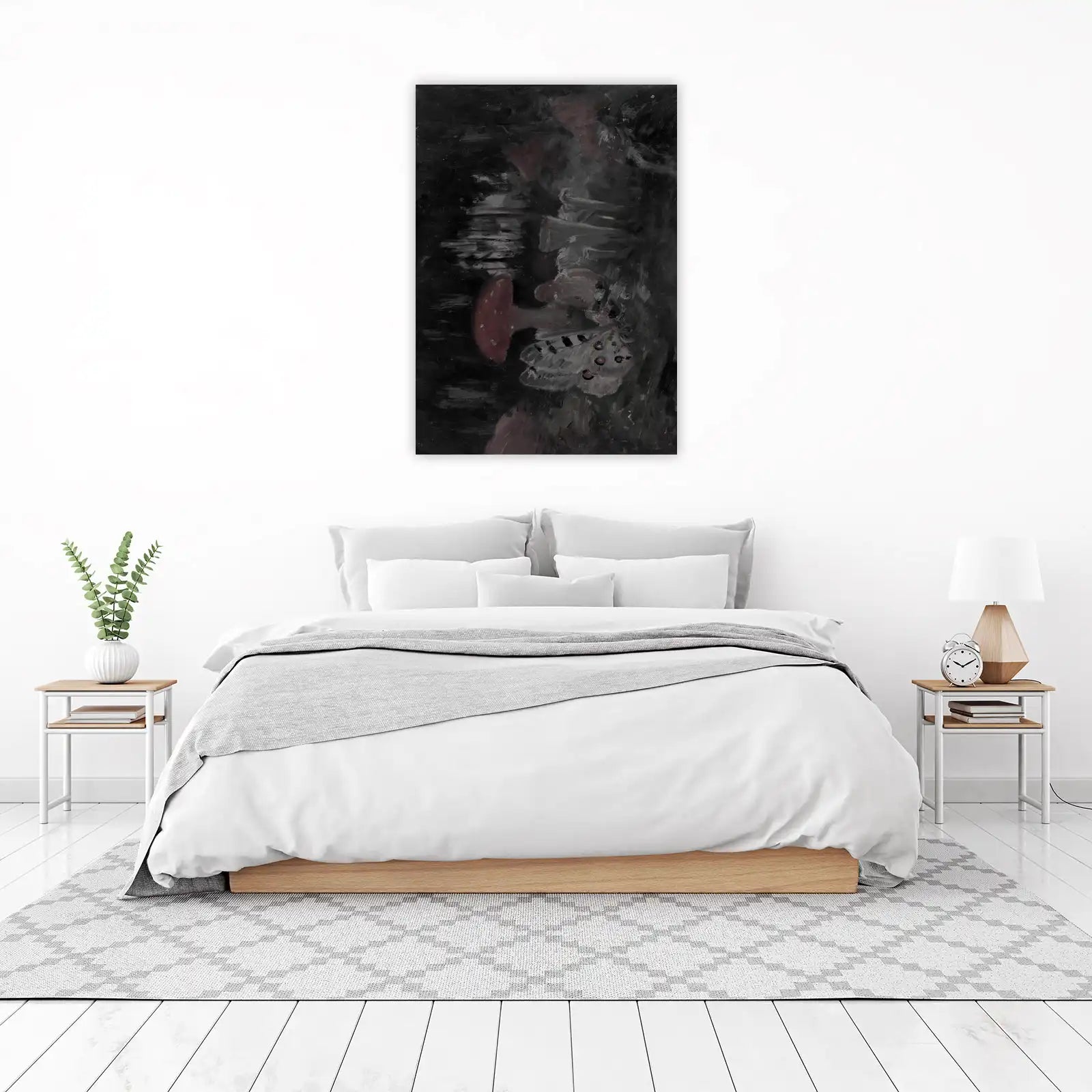 Mystic Mushroom Dark Academia Wall Art