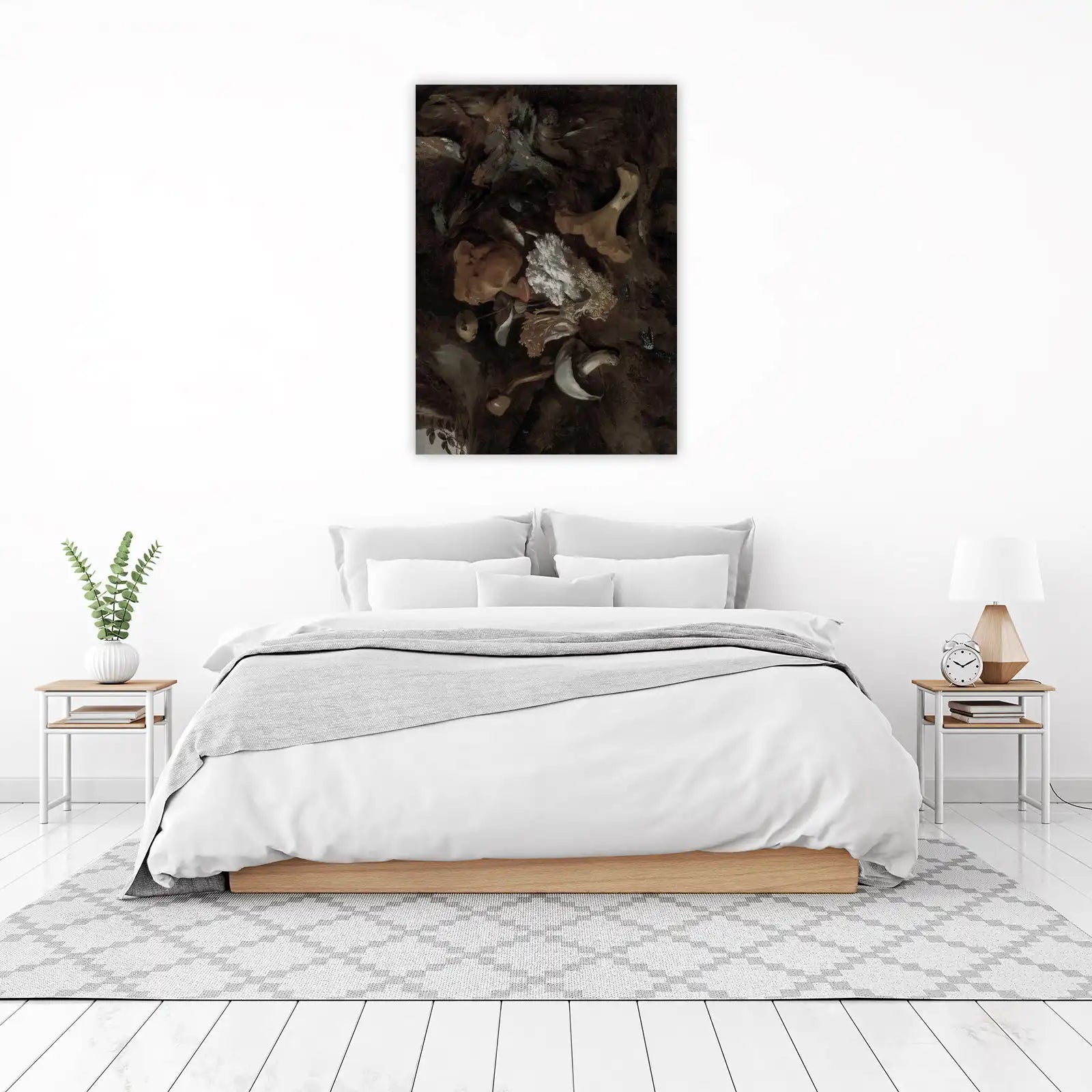 Vintage Mushroom Still Life Wall Art