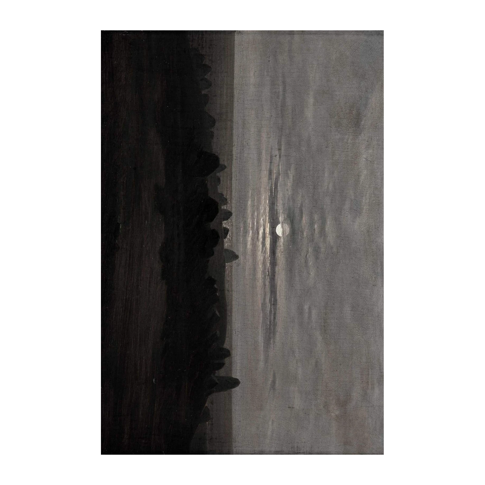 Mysterious Moonlit Landscape Wall Art