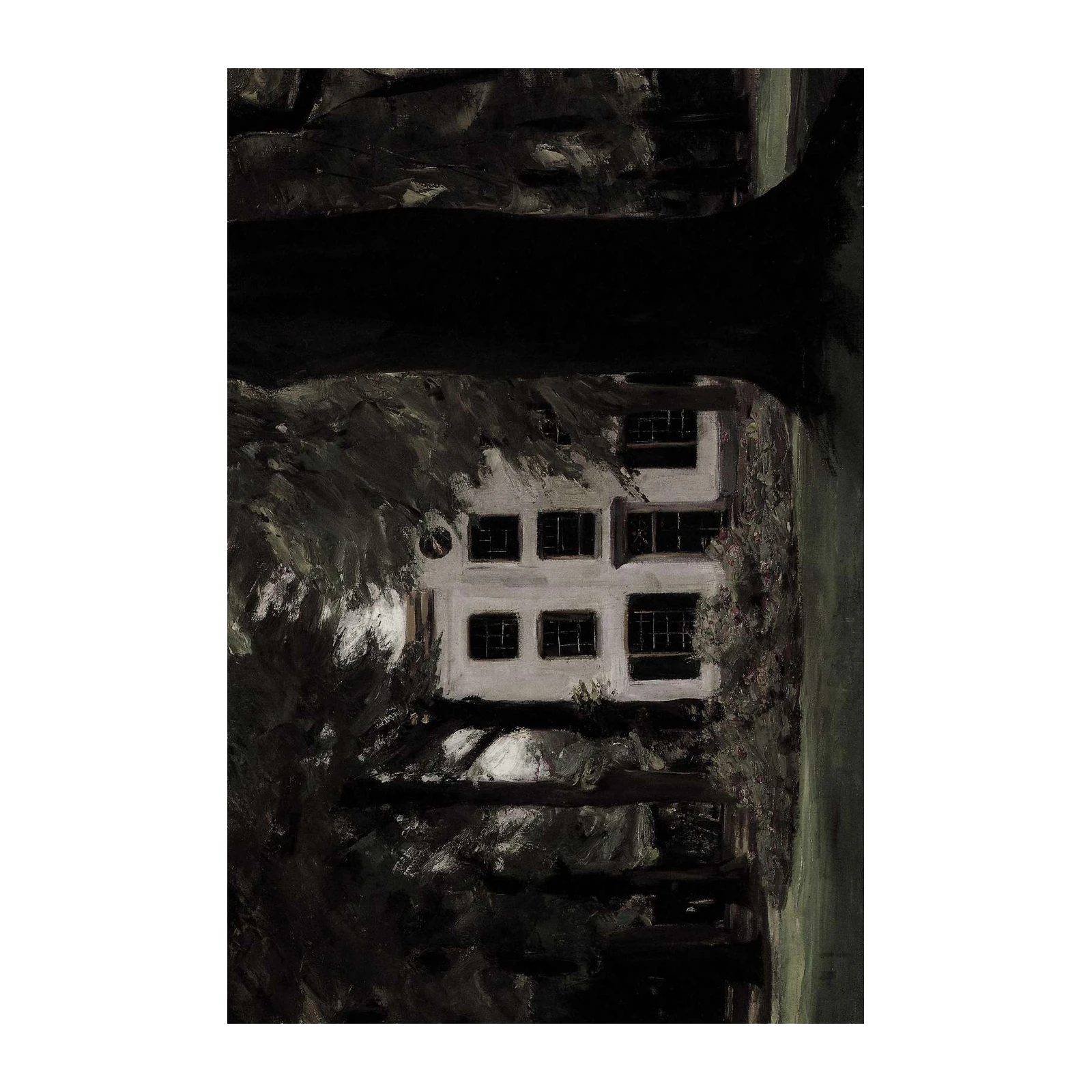 Enigmatic White House Dark Ambiance Wall Art