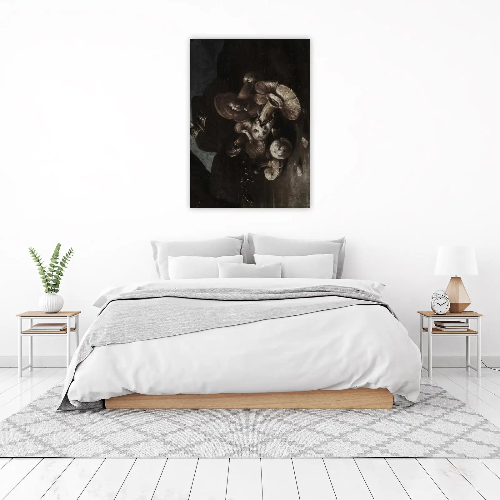 Vintage Mushroom Still Life Wall Art