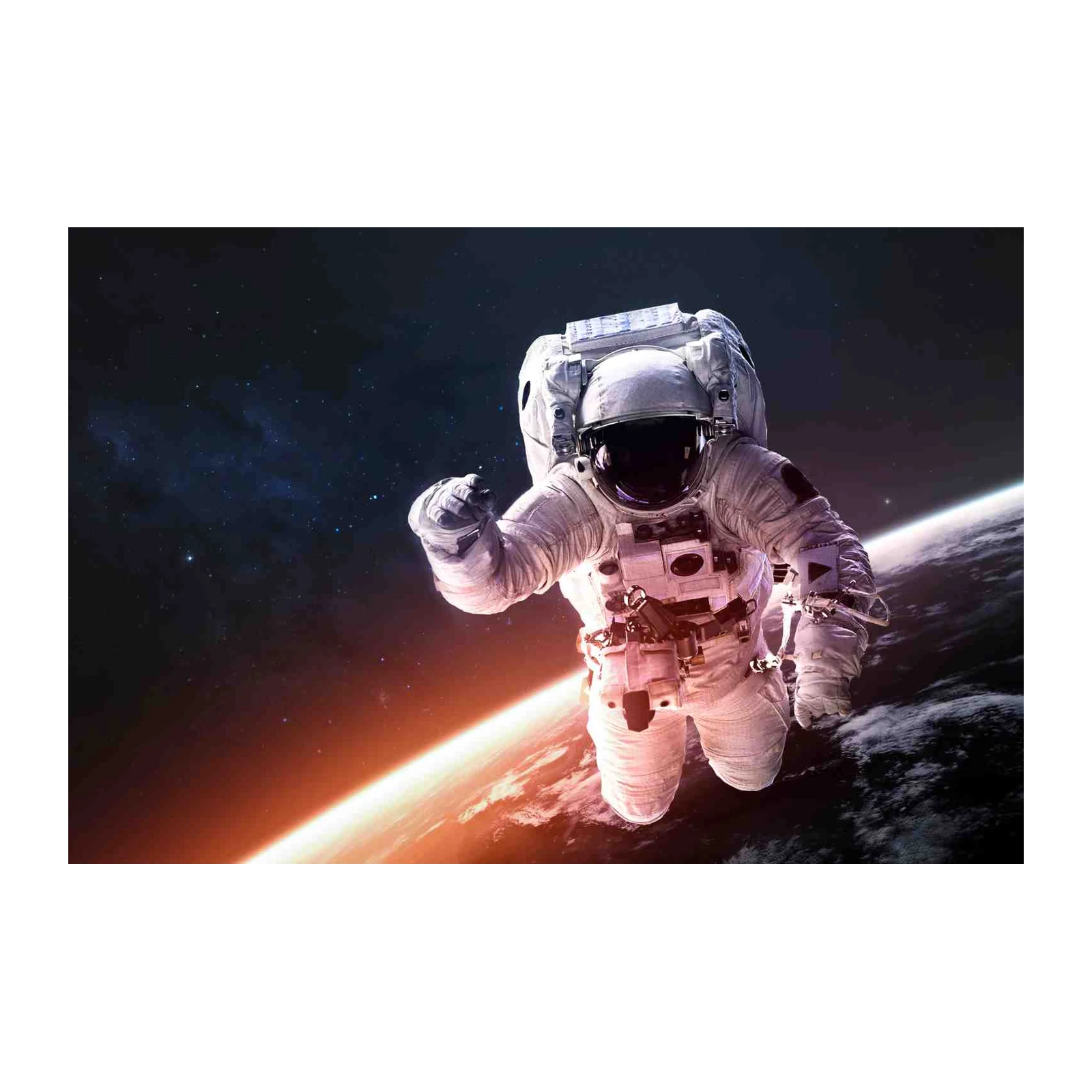 Astronaut Over Earth Wall Art