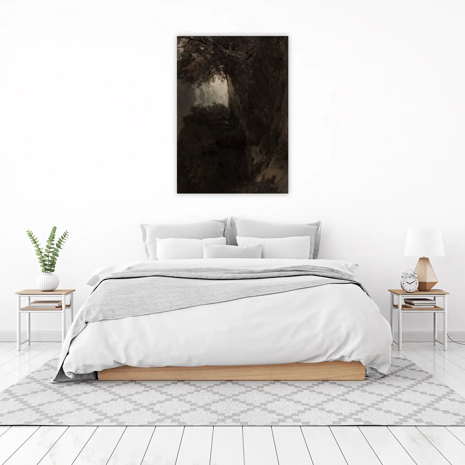 Dramatic Forest Landscape Wall Art