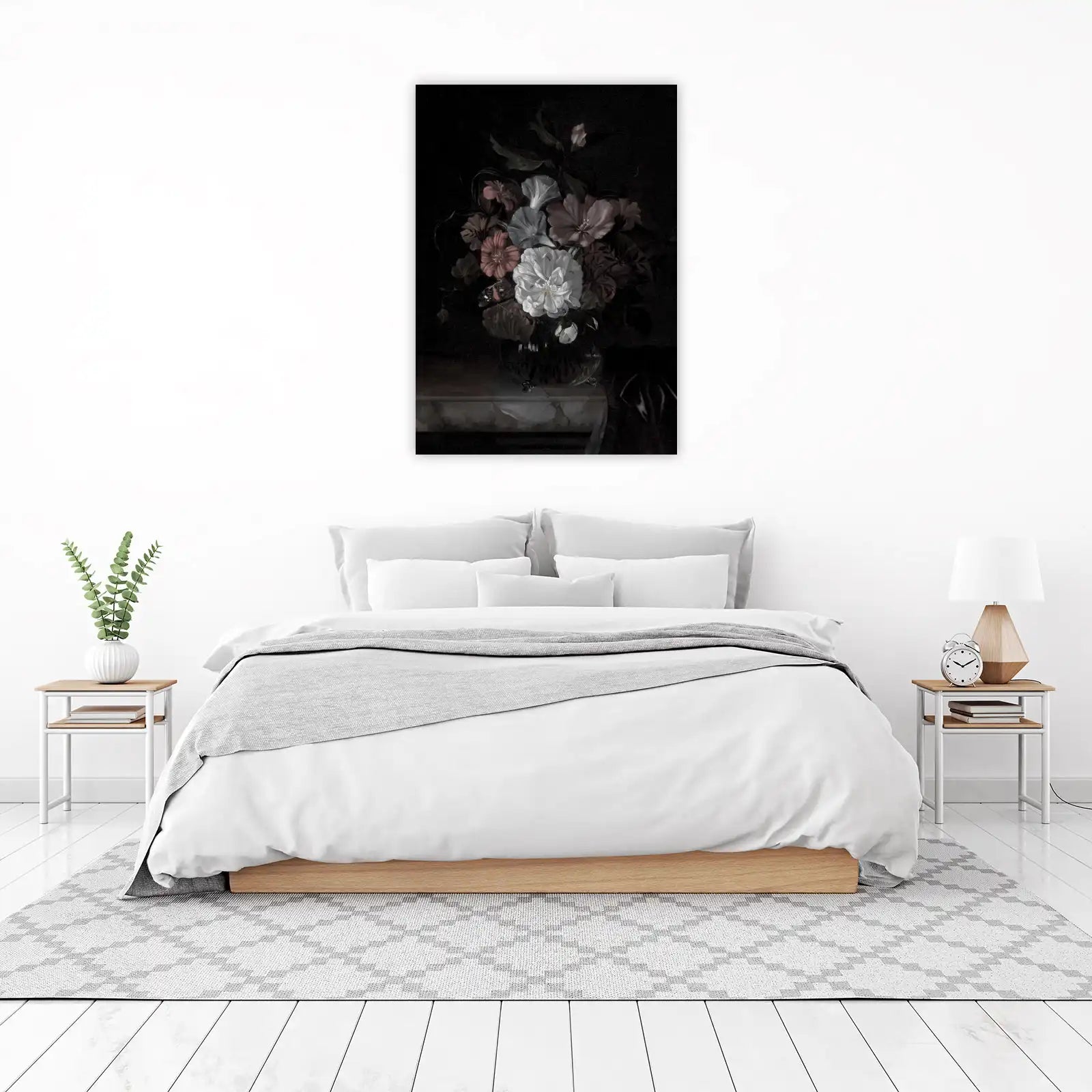 Dark Floral Masterpiece Wall Art