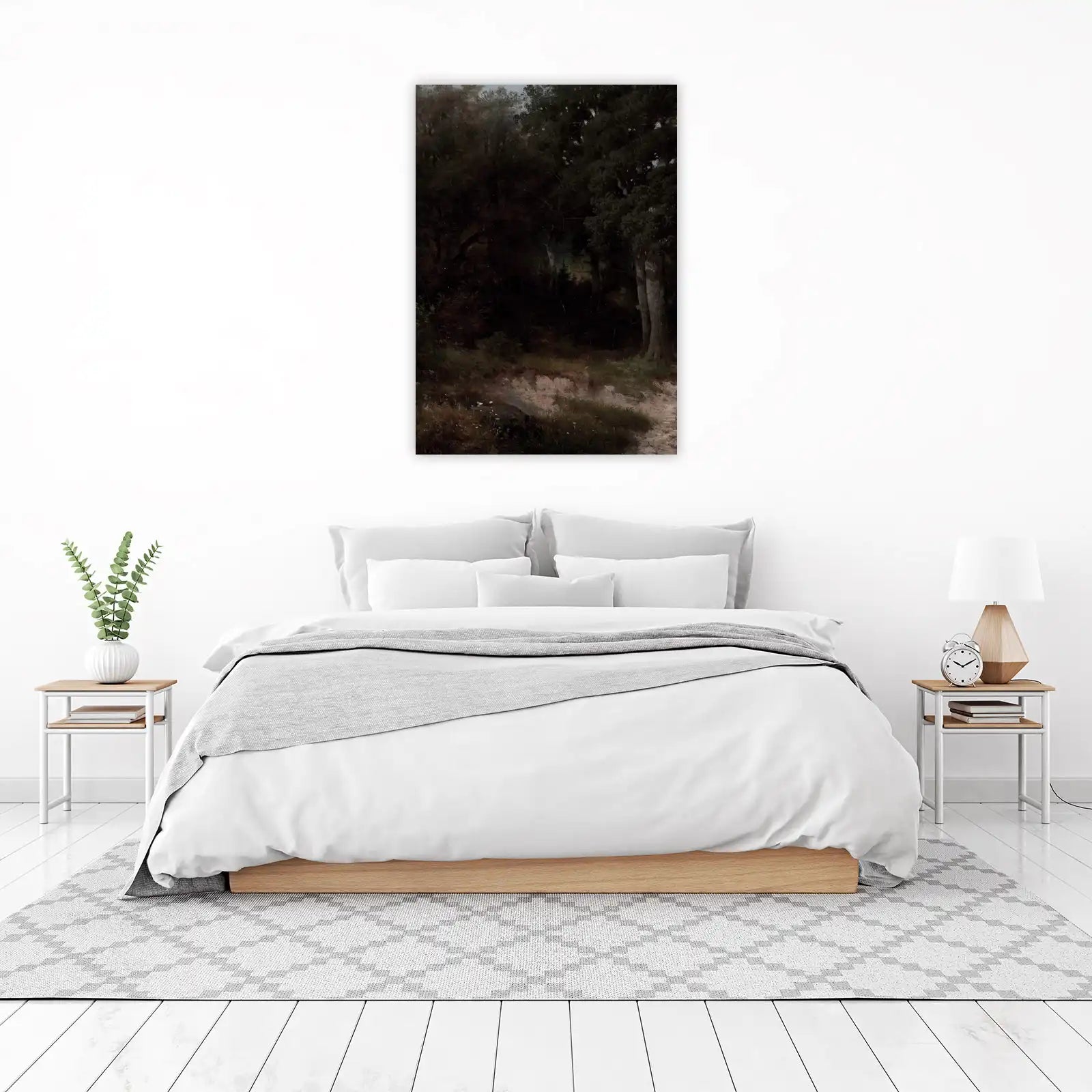 Enchanted Forest Path Oil Painting Wall Art