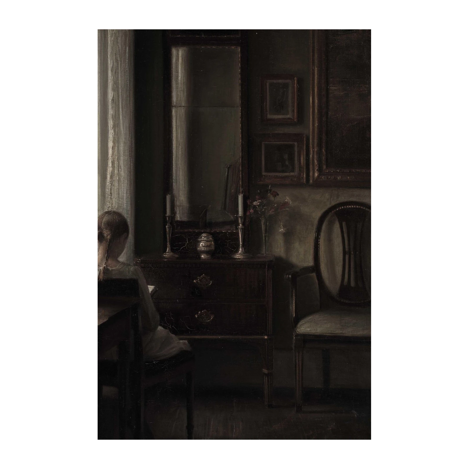 Victorian Reading Nook Wall Art