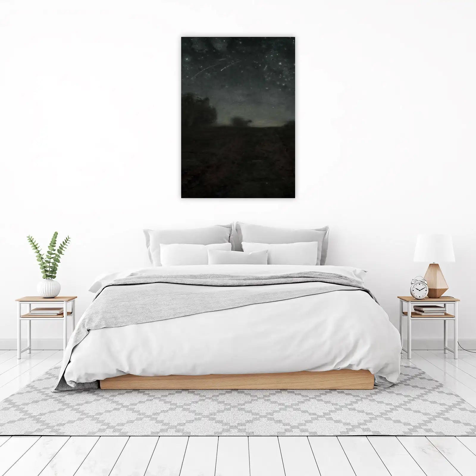 Mysterious Night Sky & Shooting Star Wall Art