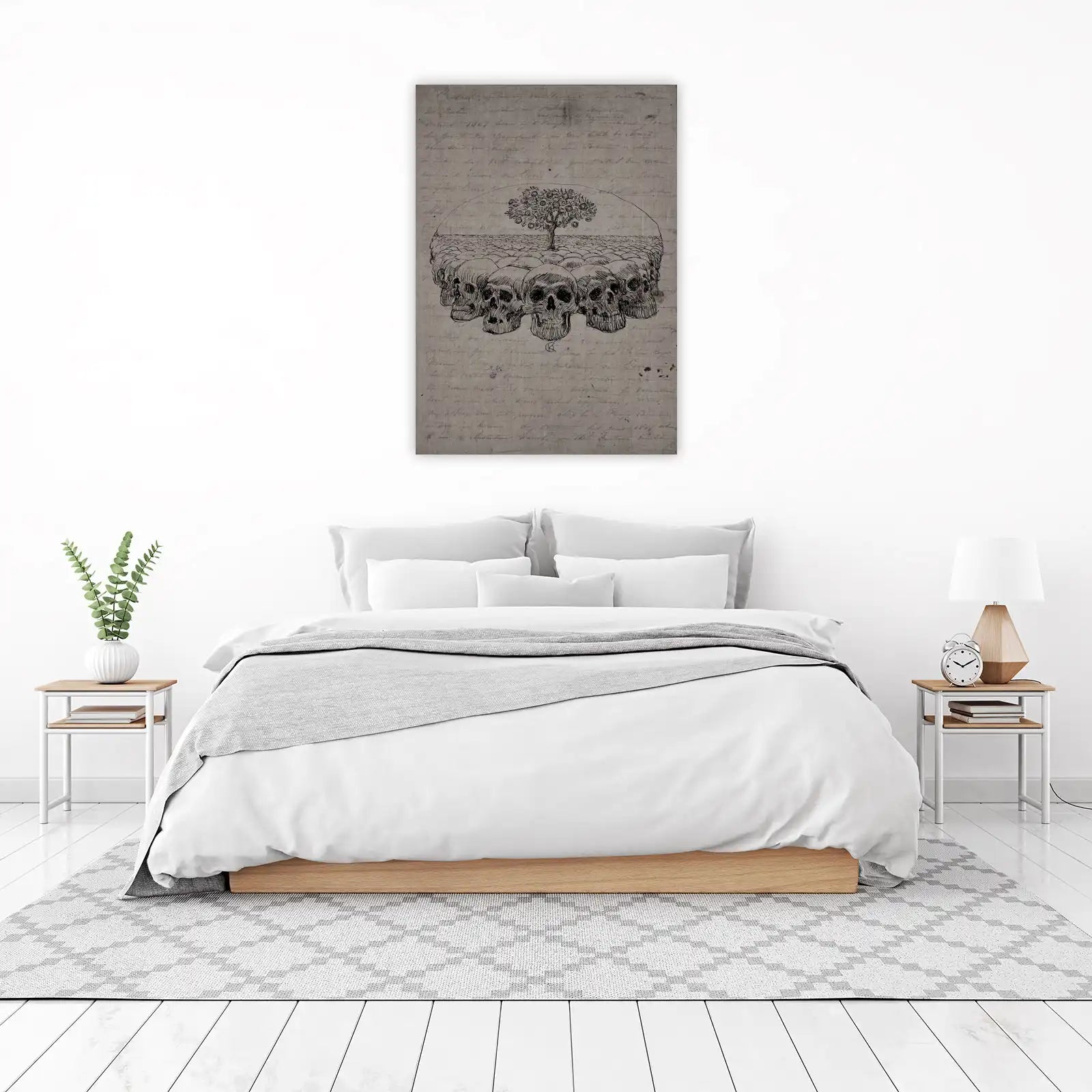 Gothic Skulls & Tree of Life Wall Art