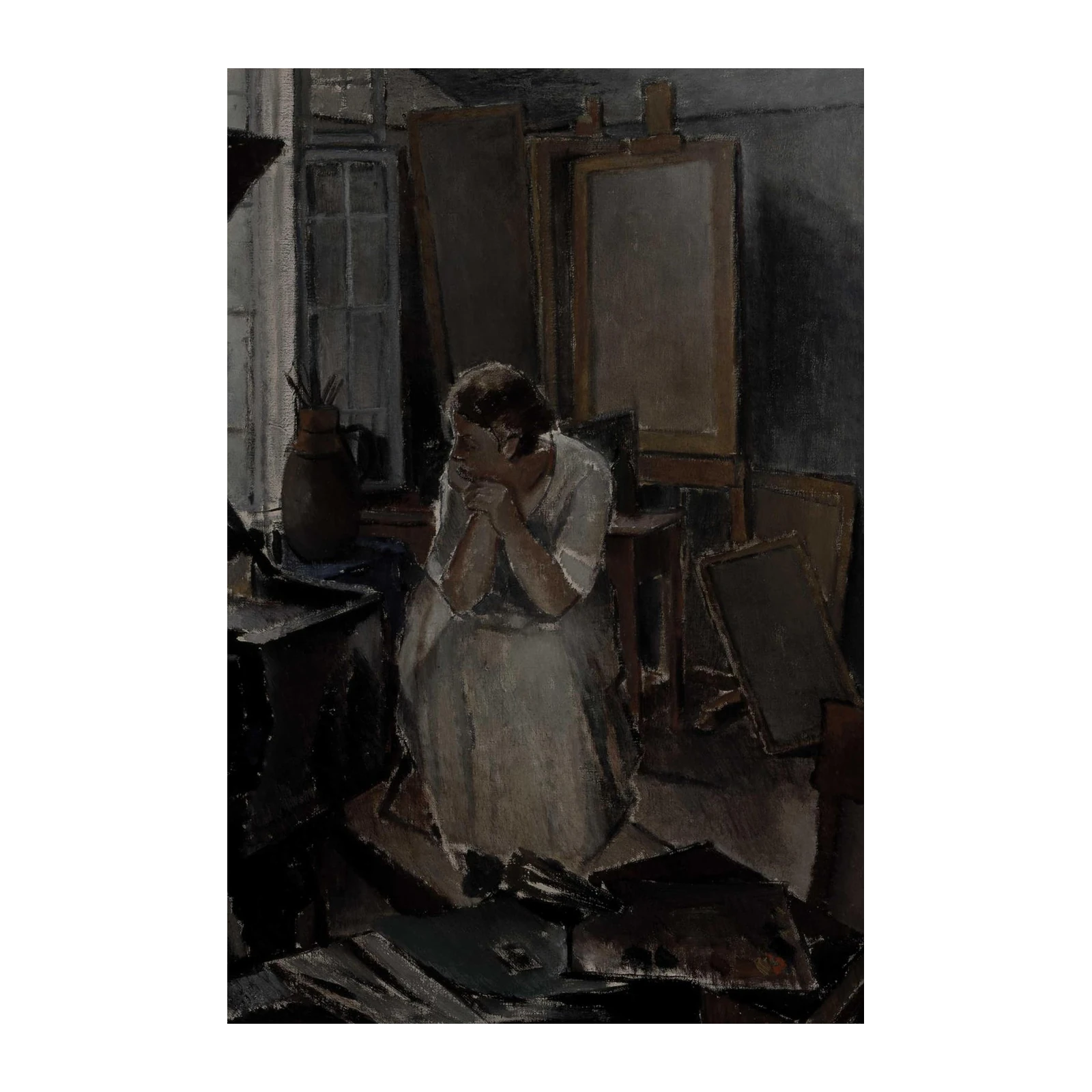 Melancholy Artist Studio Wall Art