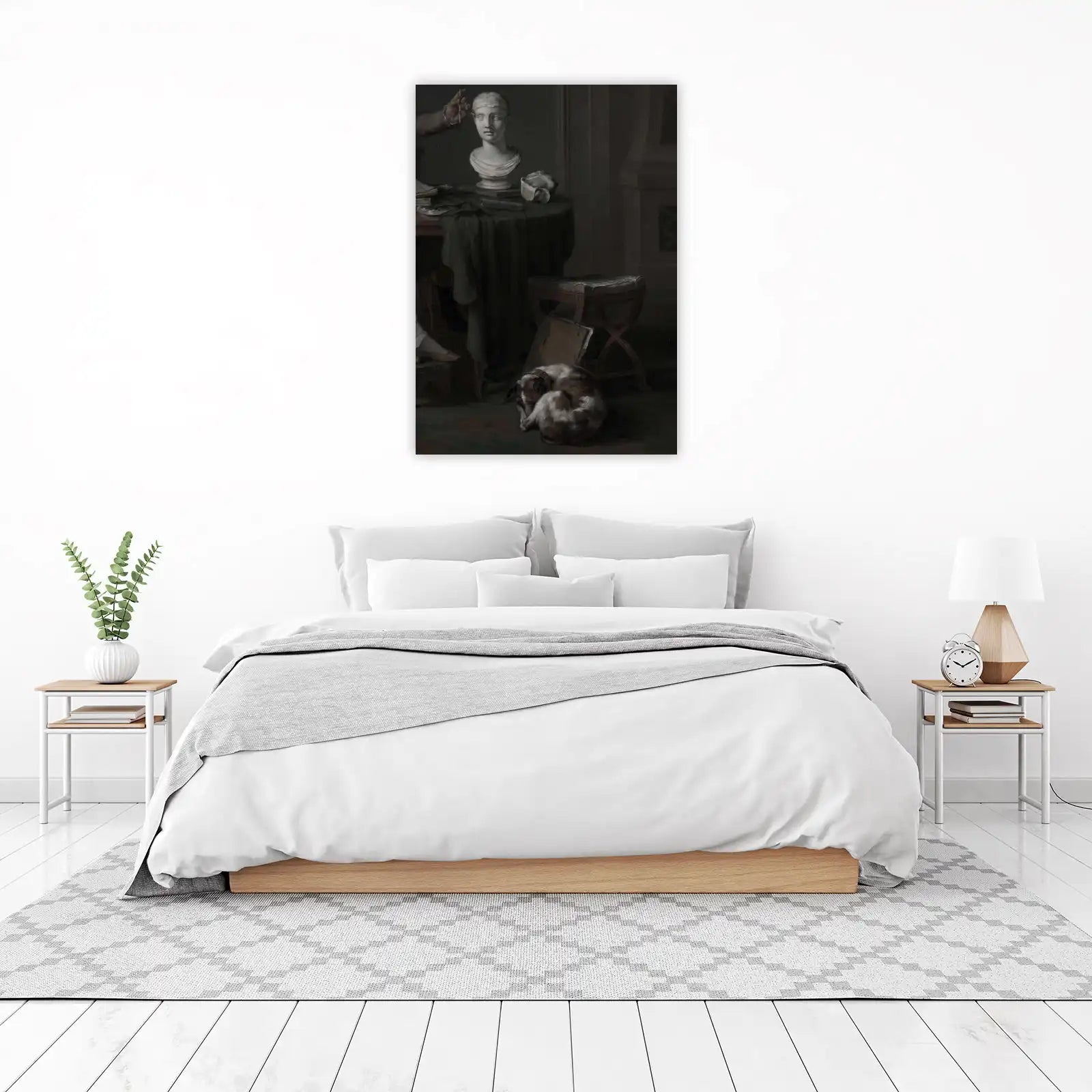 Classical Studio Scene Dog Wall Art