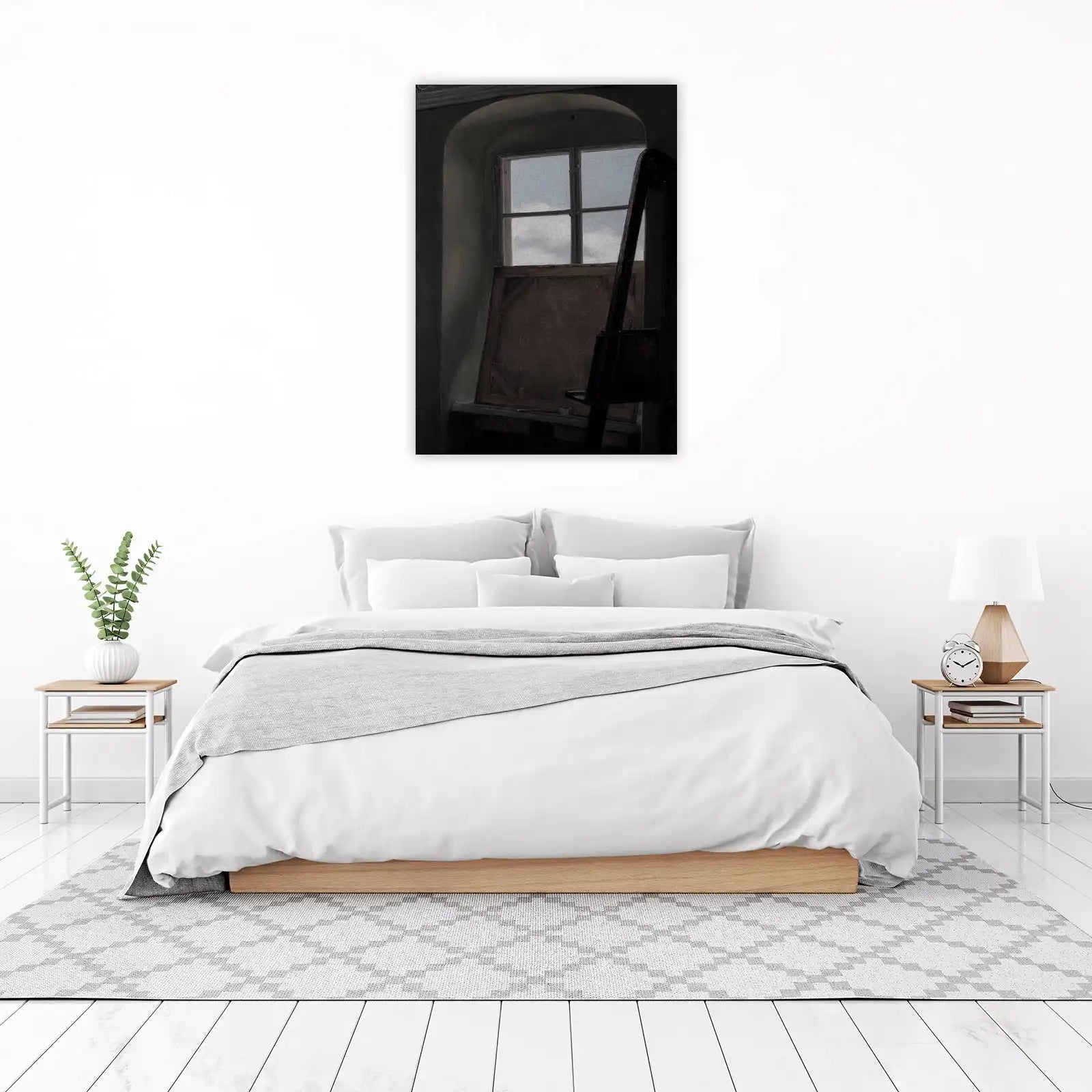 Artist's Studio Window & Easel Wall Art