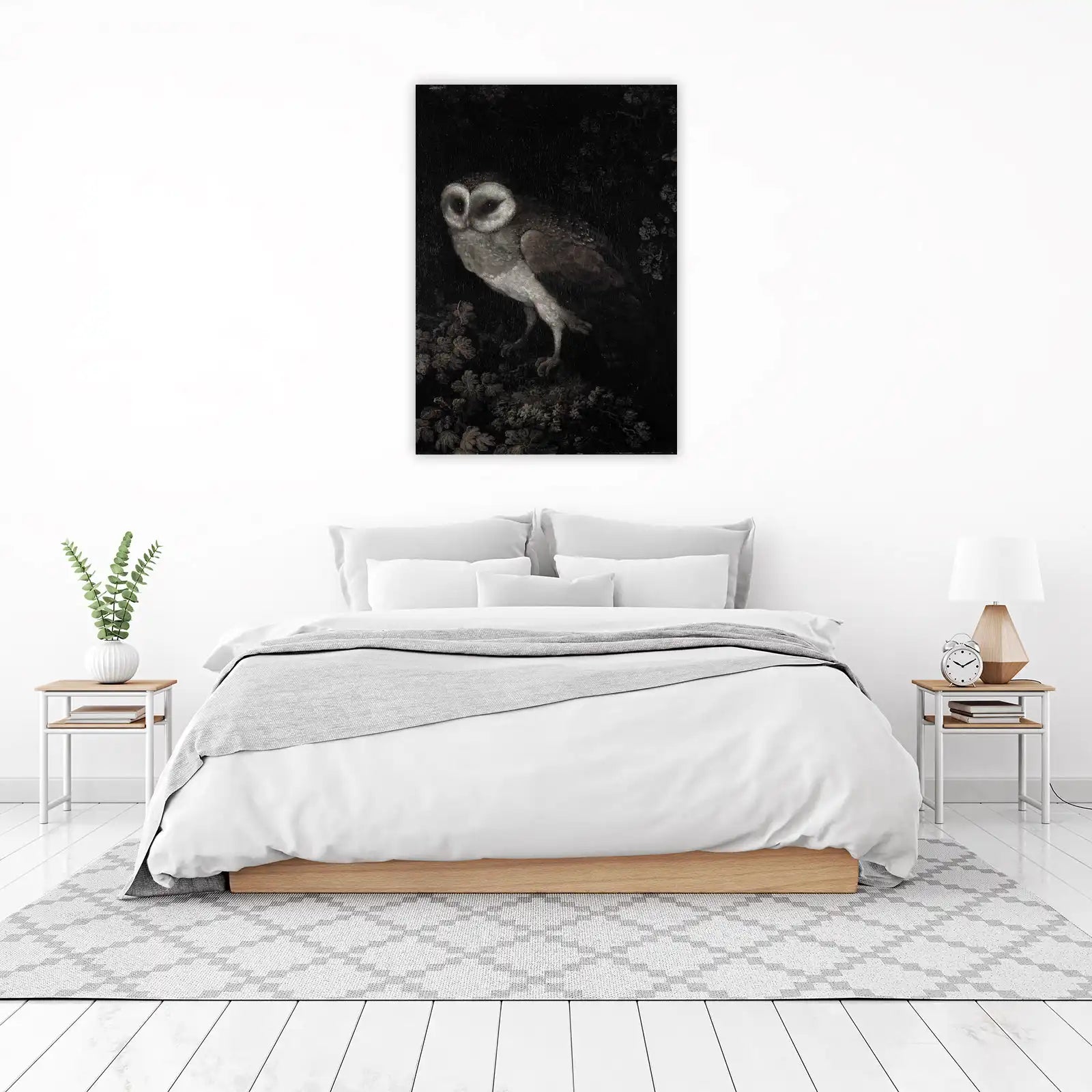 Gothic Barn Owl Mystique Wall Art